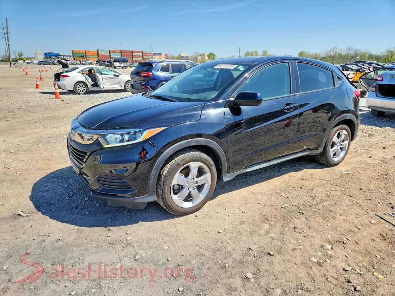 2019 HONDA HR-V VIN 3CZRU6H30KG725667, auction photo