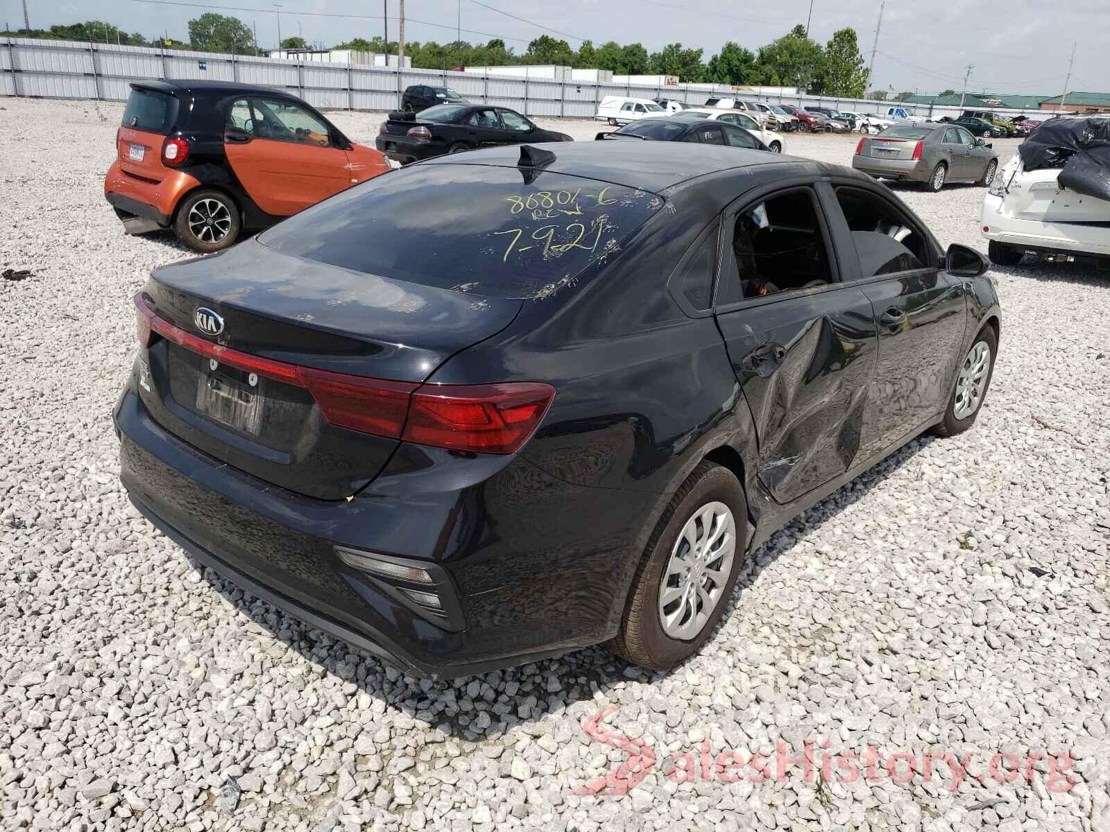 3KPF24ADXKE007013 2019 KIA FORTE