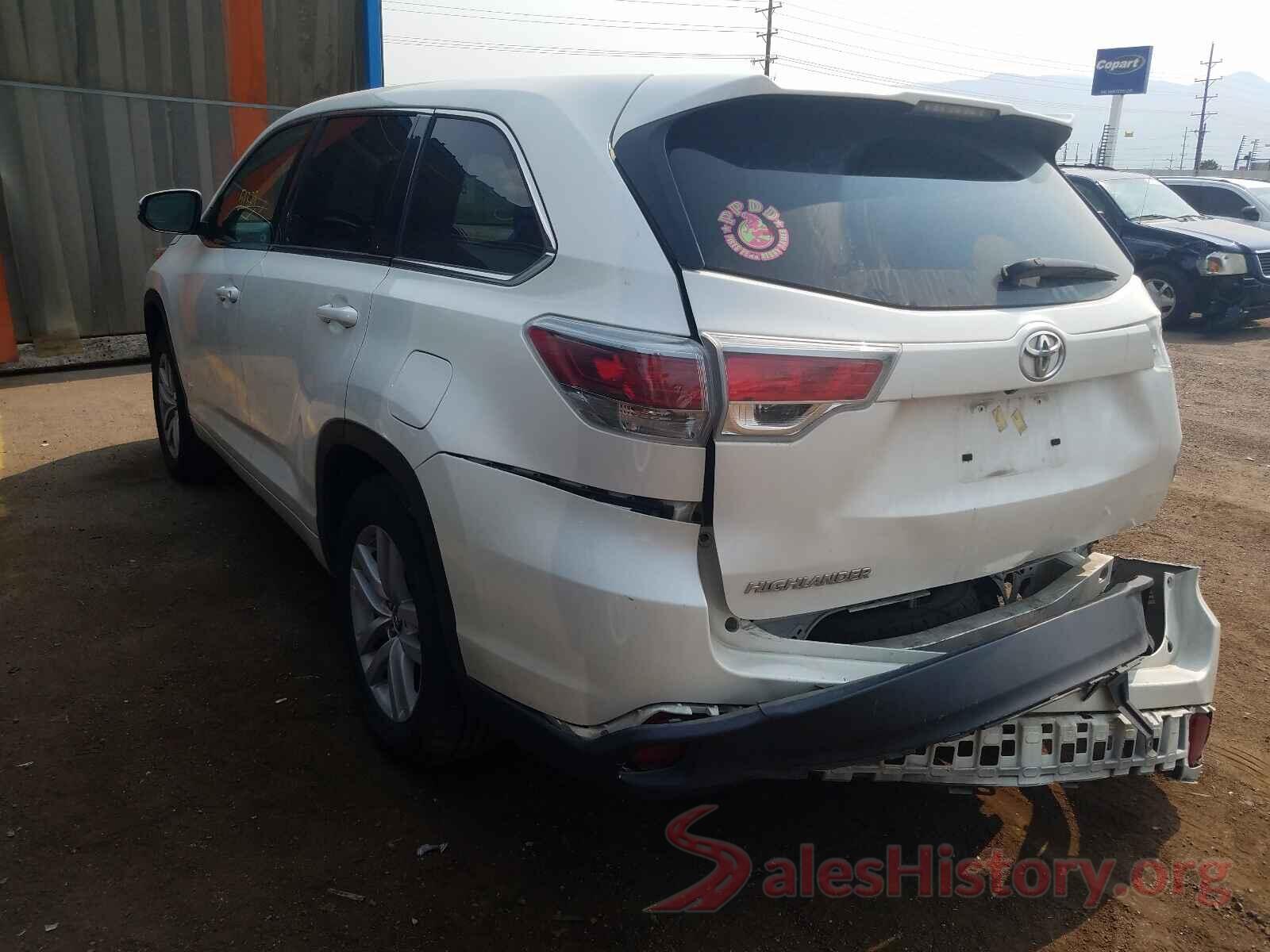 5TDZKRFH5GS174768 2016 TOYOTA HIGHLANDER