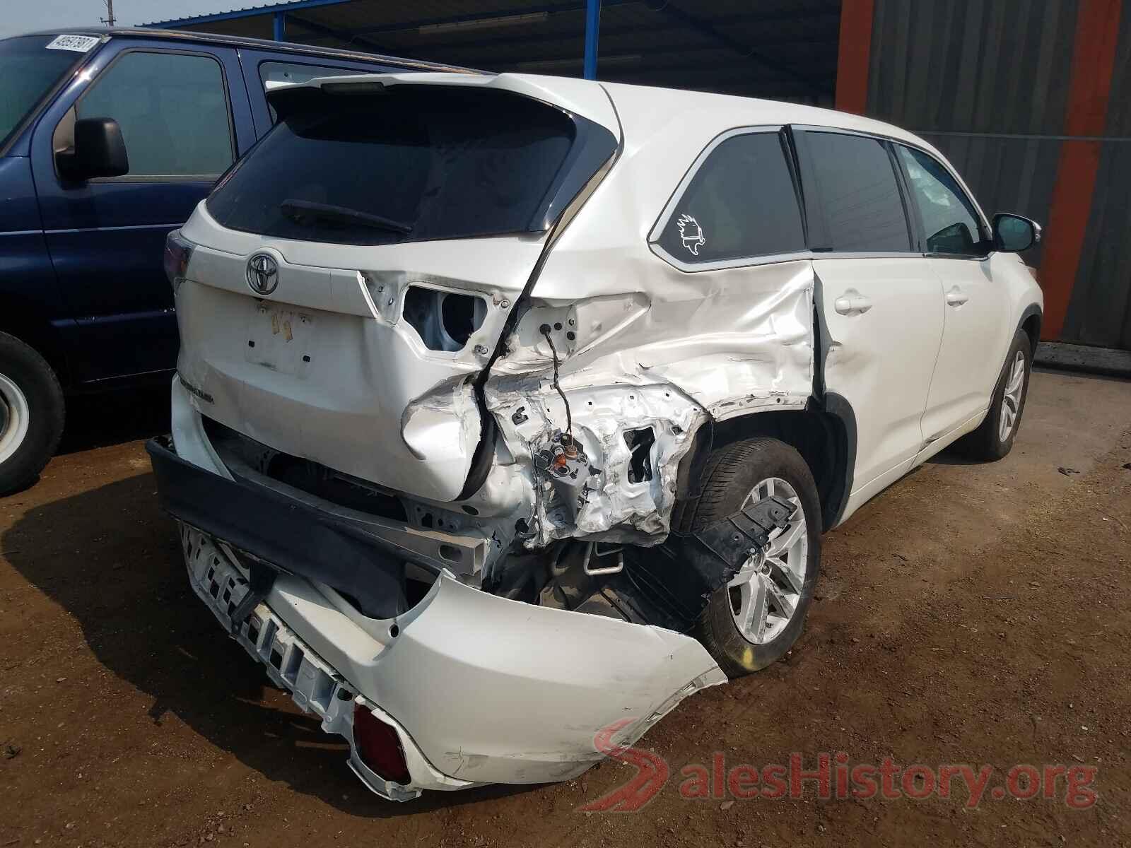 5TDZKRFH5GS174768 2016 TOYOTA HIGHLANDER