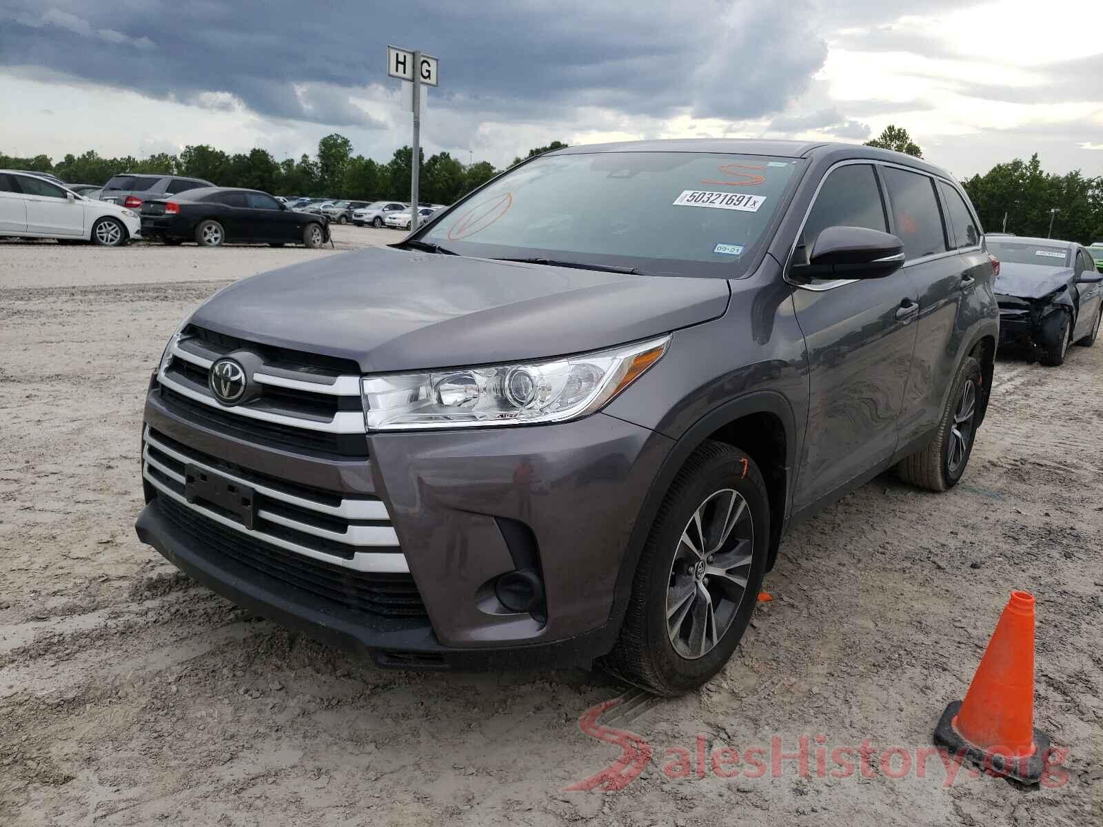 5TDZARFHXKS053603 2019 TOYOTA HIGHLANDER