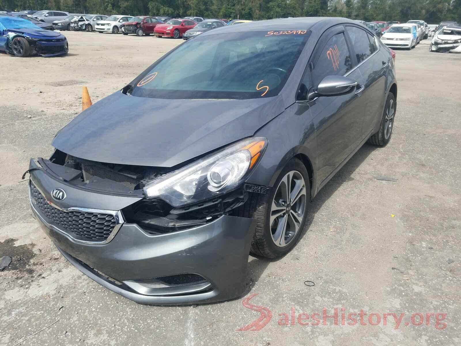 KNAFX4A87G5444505 2016 KIA FORTE