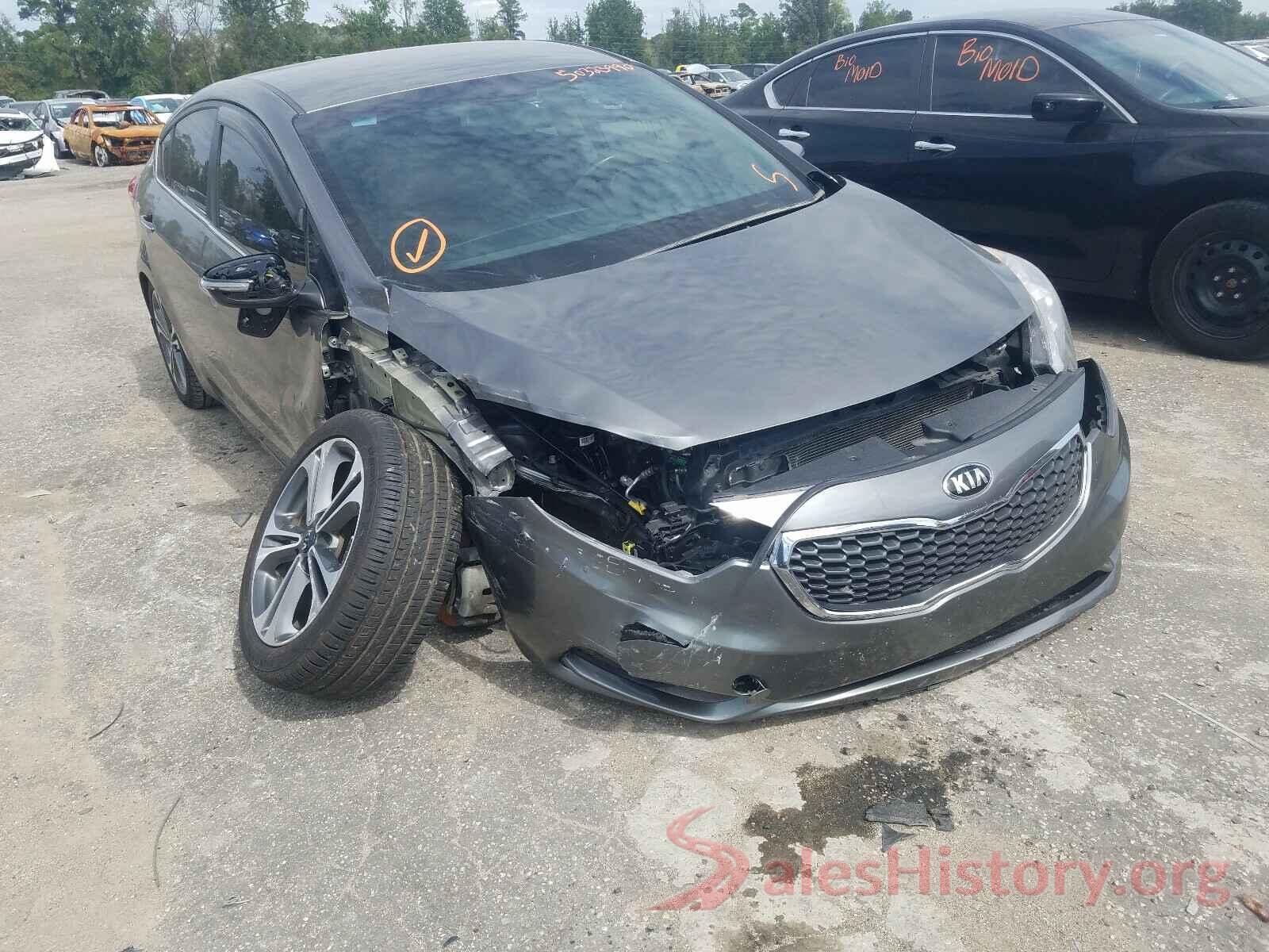 KNAFX4A87G5444505 2016 KIA FORTE