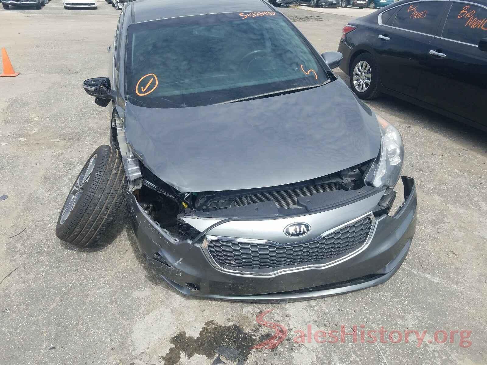 KNAFX4A87G5444505 2016 KIA FORTE