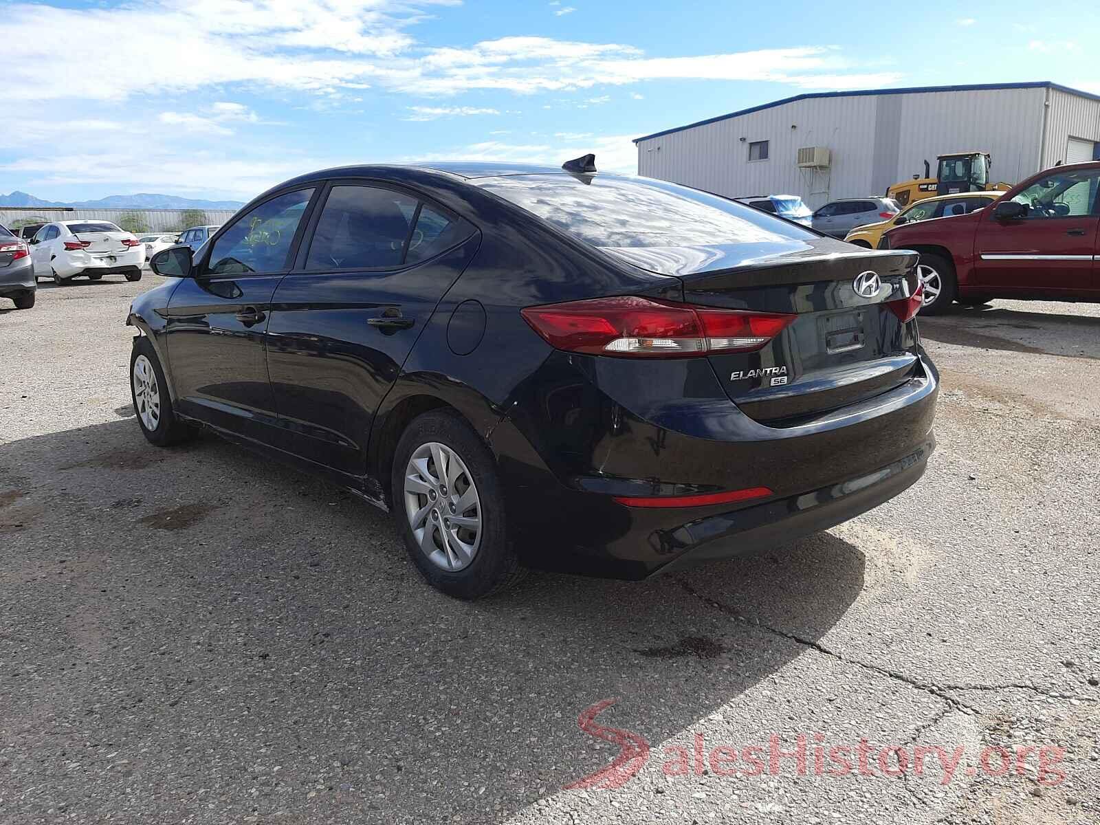 KMHD74LF4HU121876 2017 HYUNDAI ELANTRA