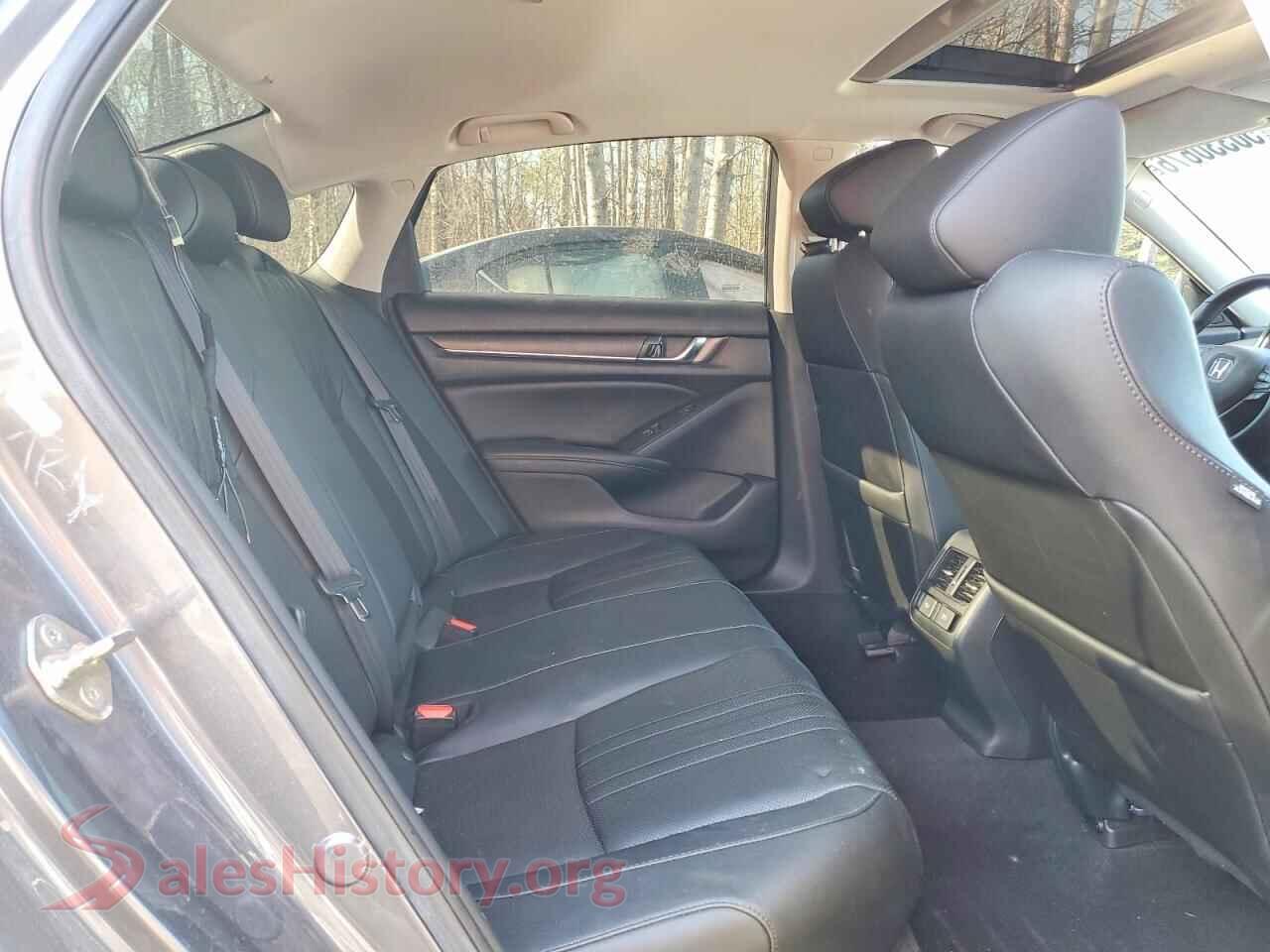 2019 HONDA ACCORD VIN 1HGCV1F54KA800838, odometer mileage