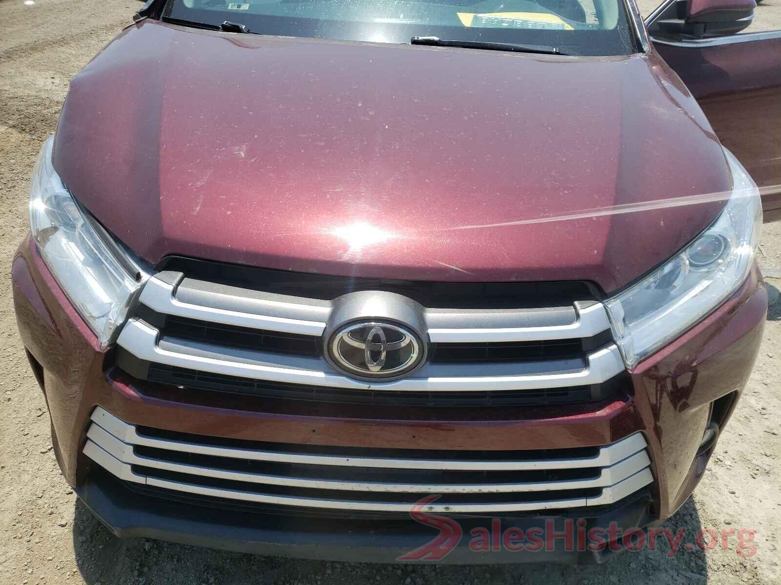 5TDZZRFH1HS200618 2017 TOYOTA HIGHLANDER