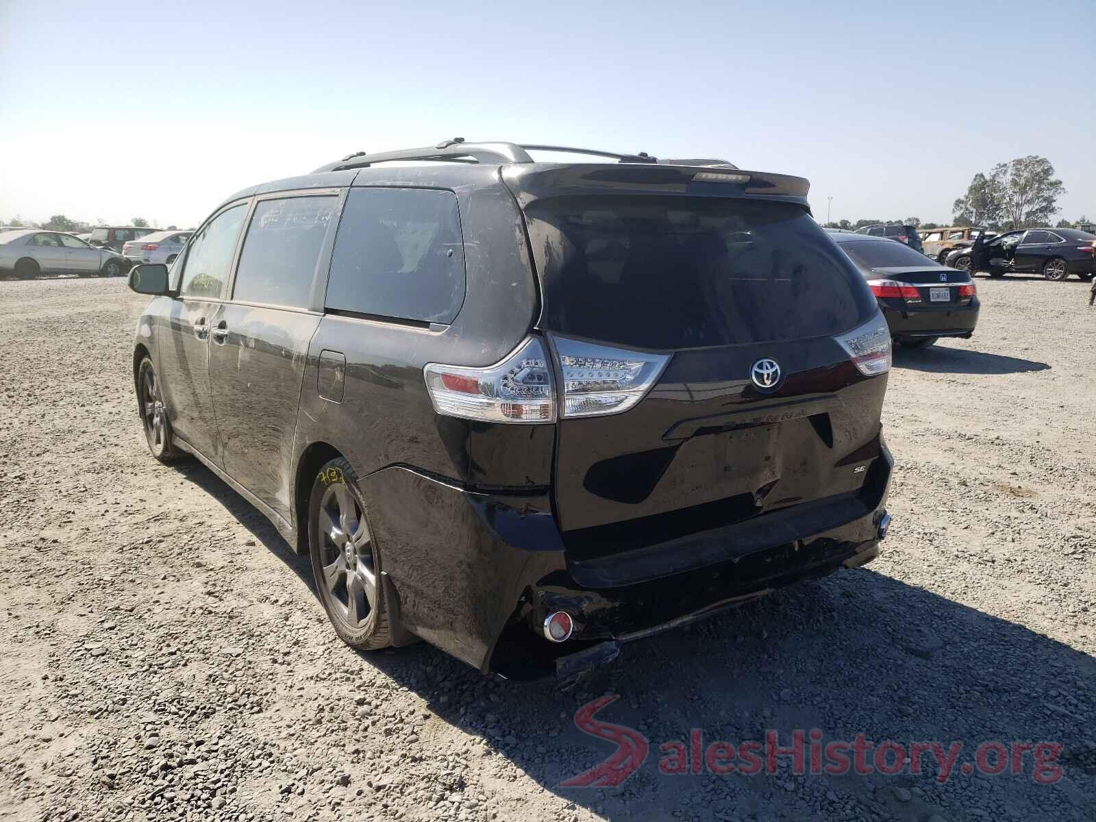 5TDXZ3DCXHS813073 2017 TOYOTA SIENNA