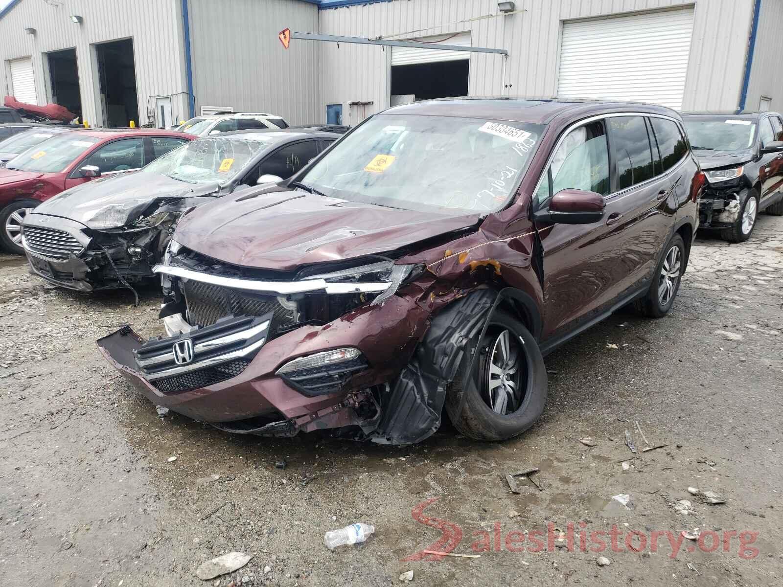 5FNYF5H56HB031863 2017 HONDA PILOT