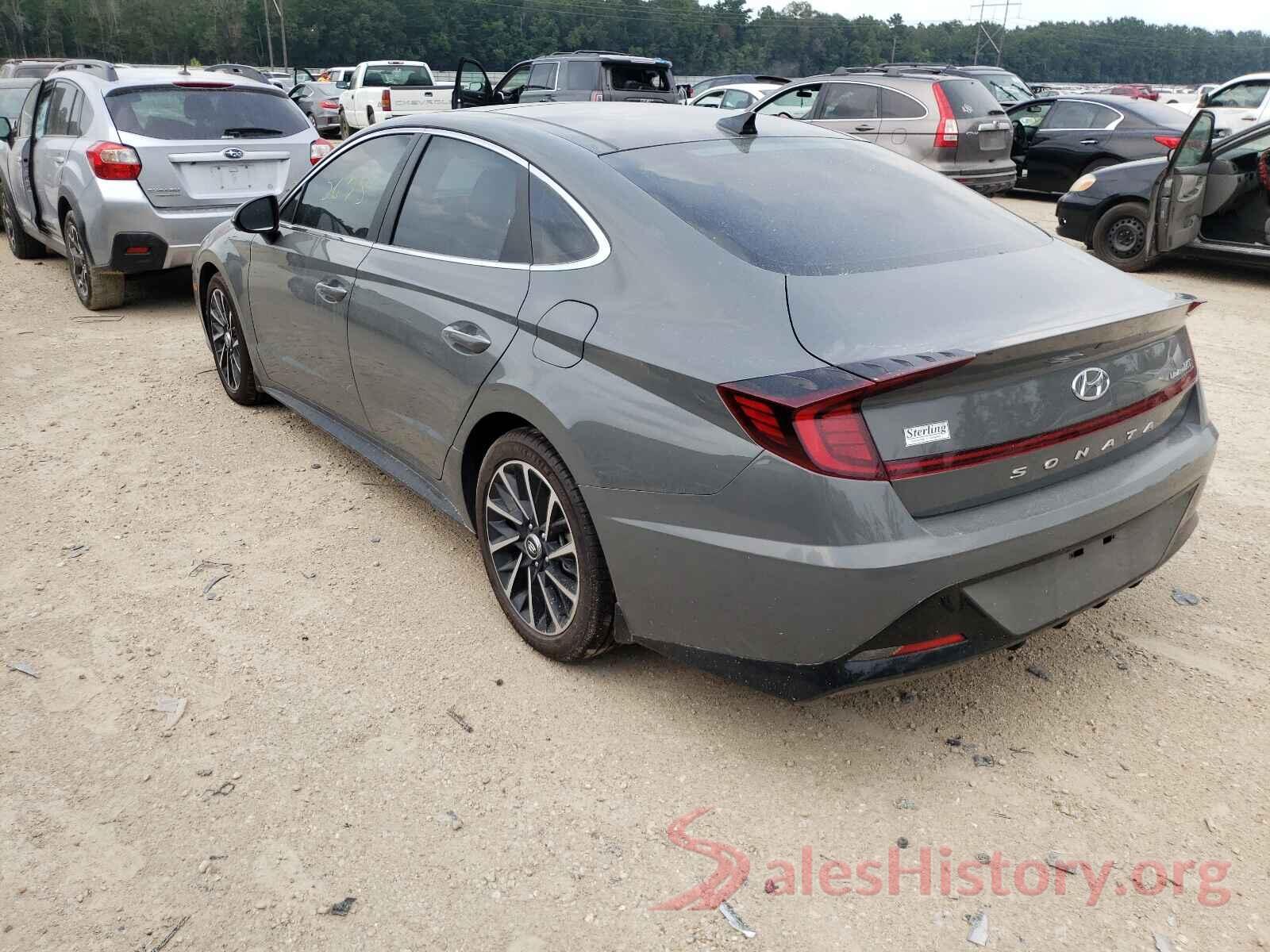 5NPEH4J25MH090406 2021 HYUNDAI SONATA