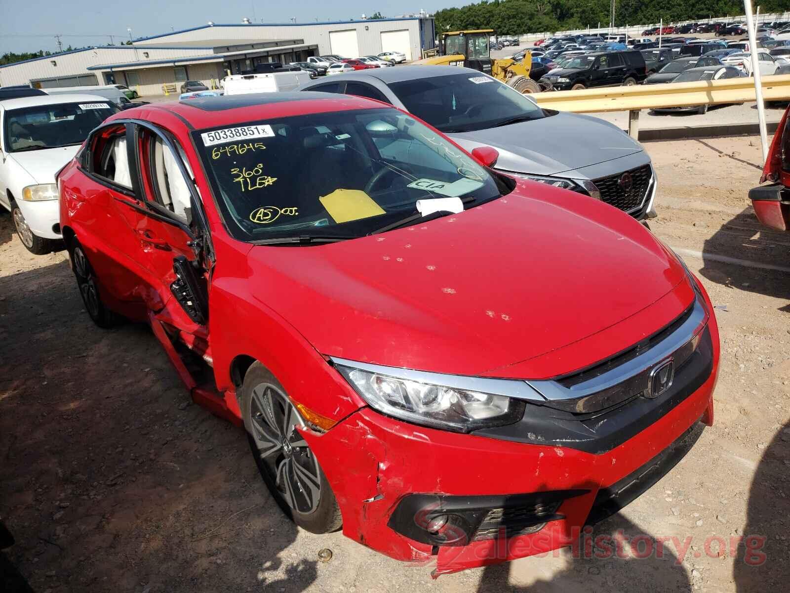 2HGFC1F3XHH649645 2017 HONDA CIVIC