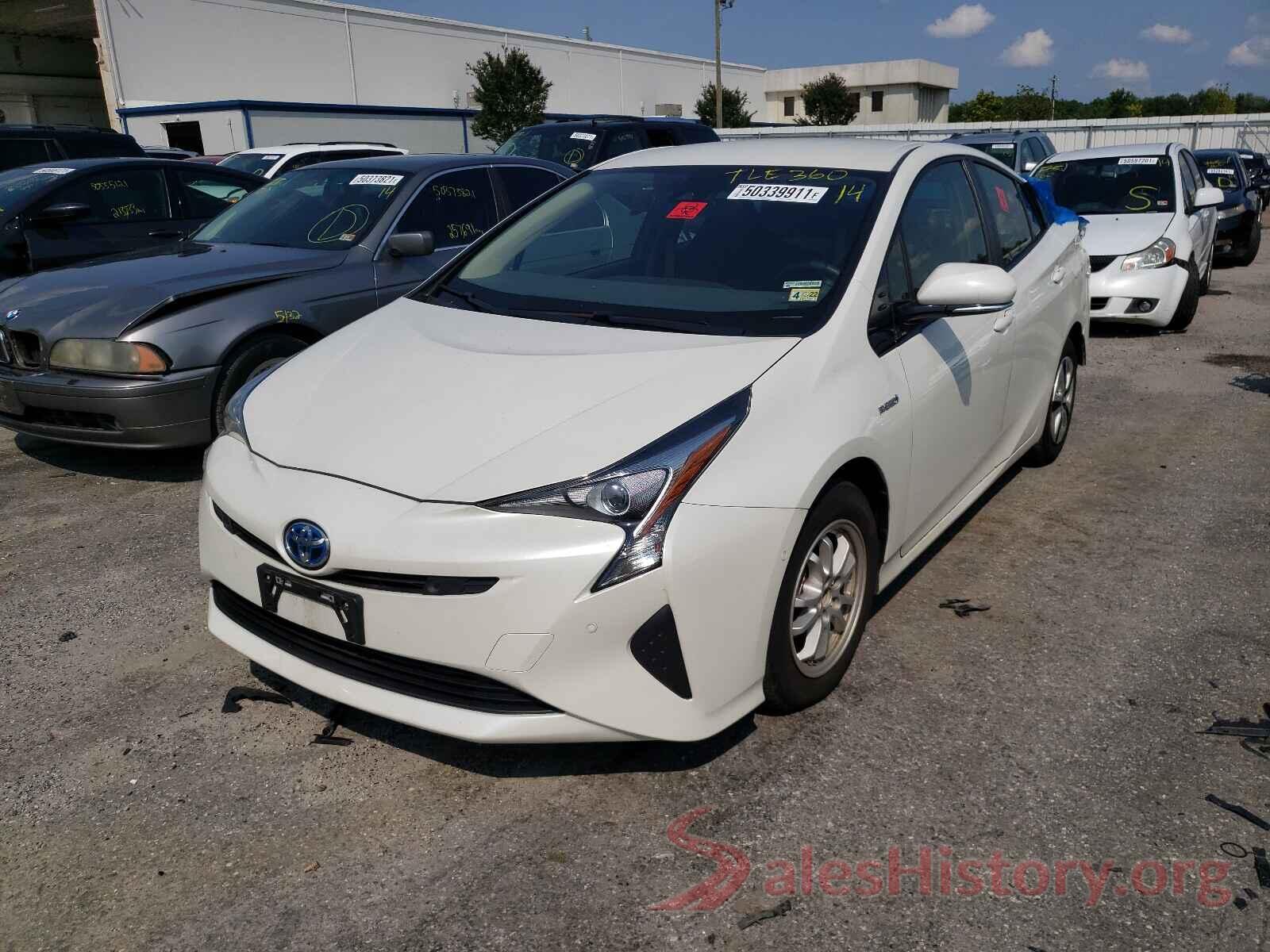 JTDKBRFU3J3077768 2018 TOYOTA PRIUS