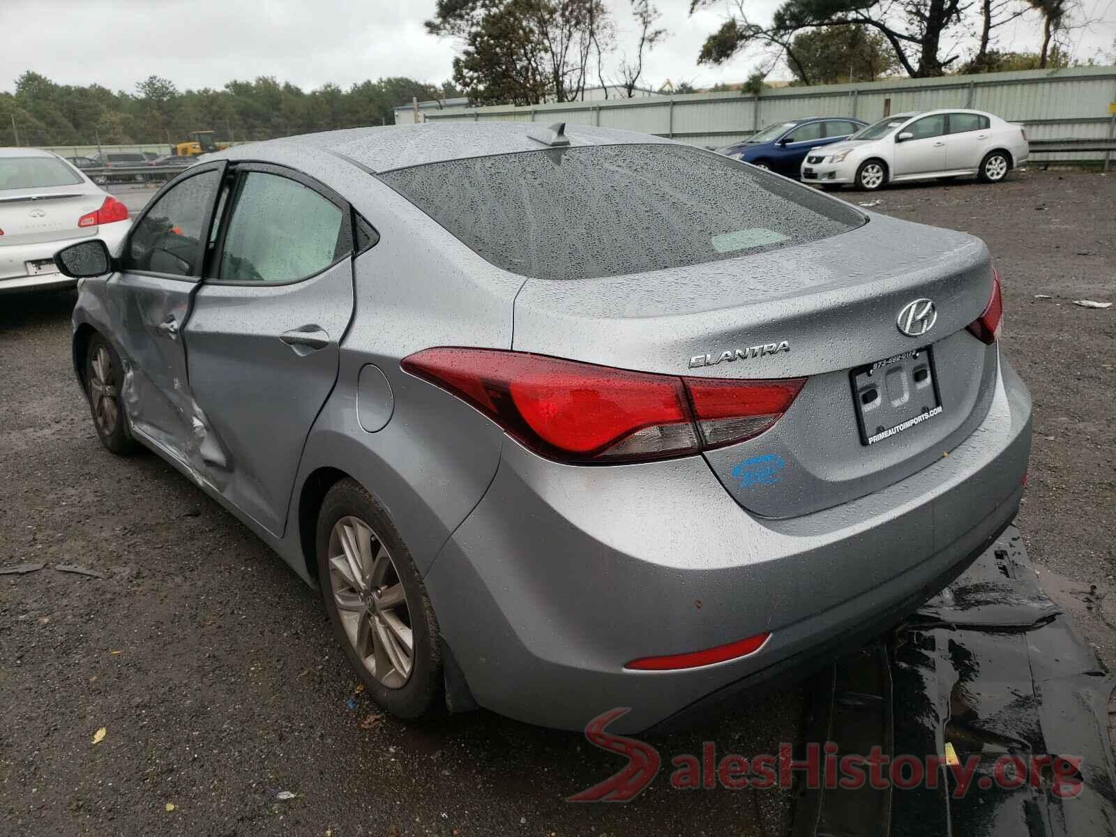 5NPDH4AE6GH728656 2016 HYUNDAI ELANTRA