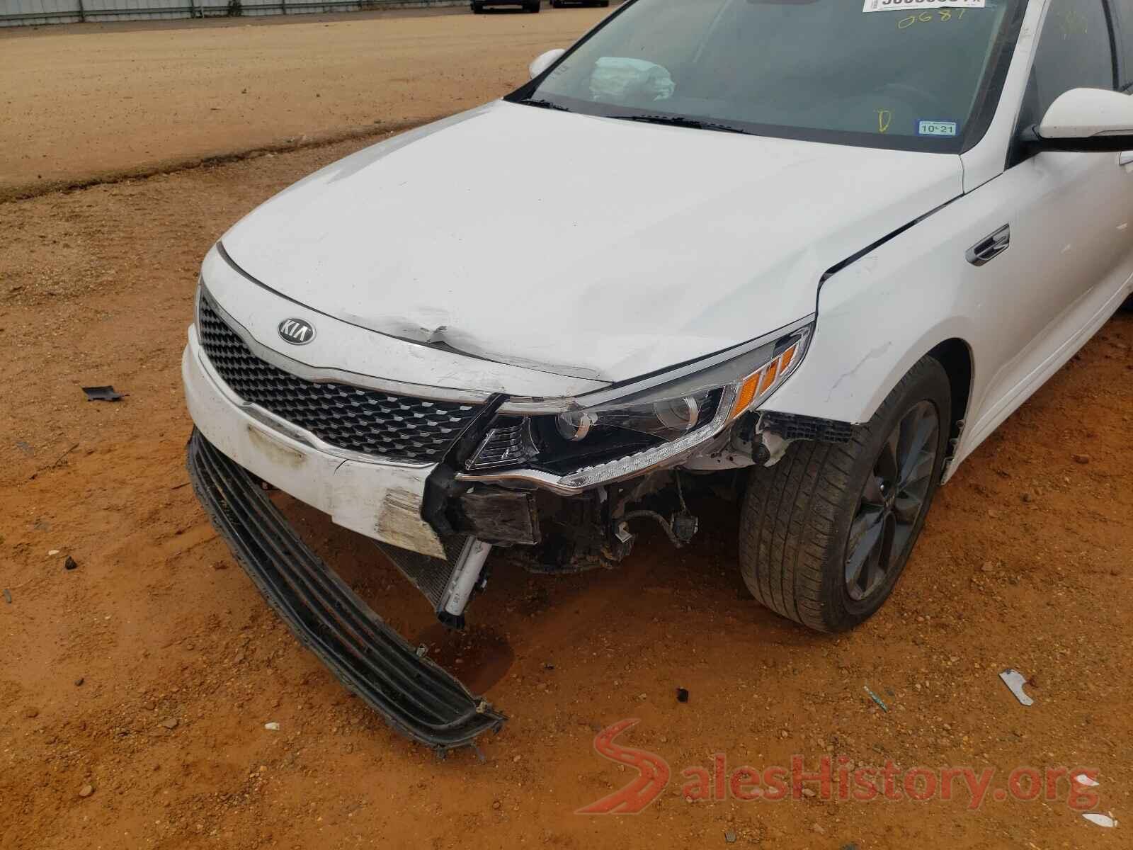 5XXGU4L38GG080687 2016 KIA OPTIMA