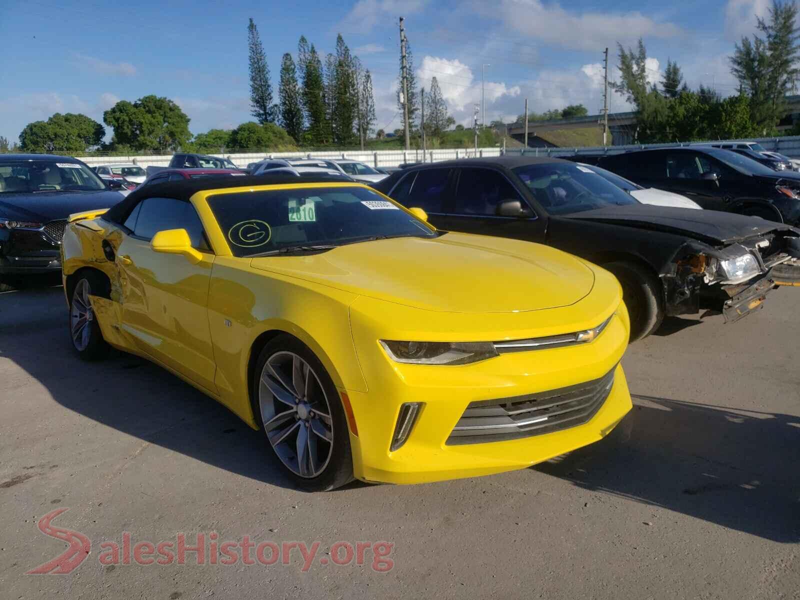 2018 CHEVROLET CAMARO VIN 1G1FB3DSXJ0153013, auction photo