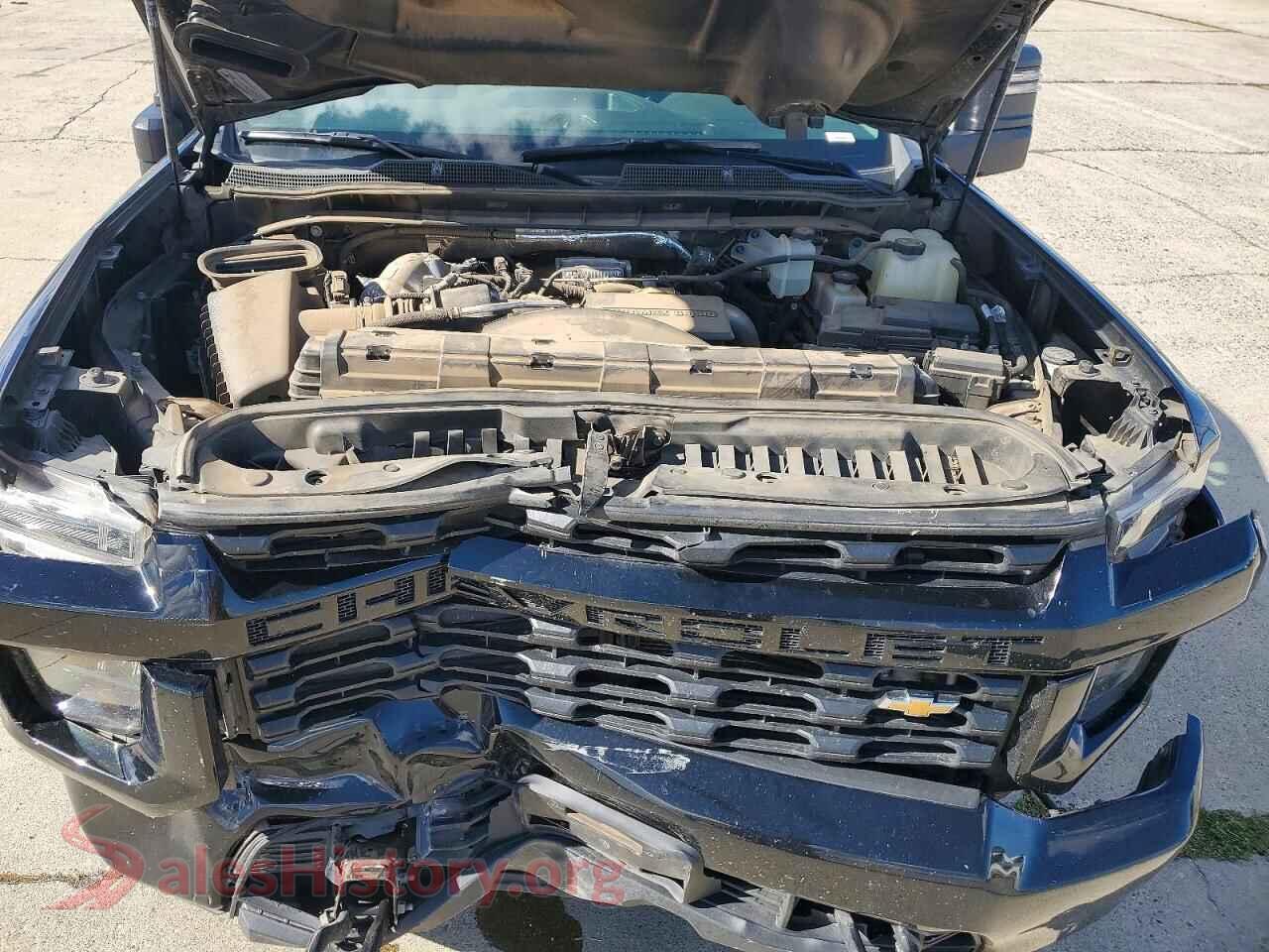 2022 CHEVROLET SILVERADO VIN 2GC4WMEY8N1246134, VIN plate