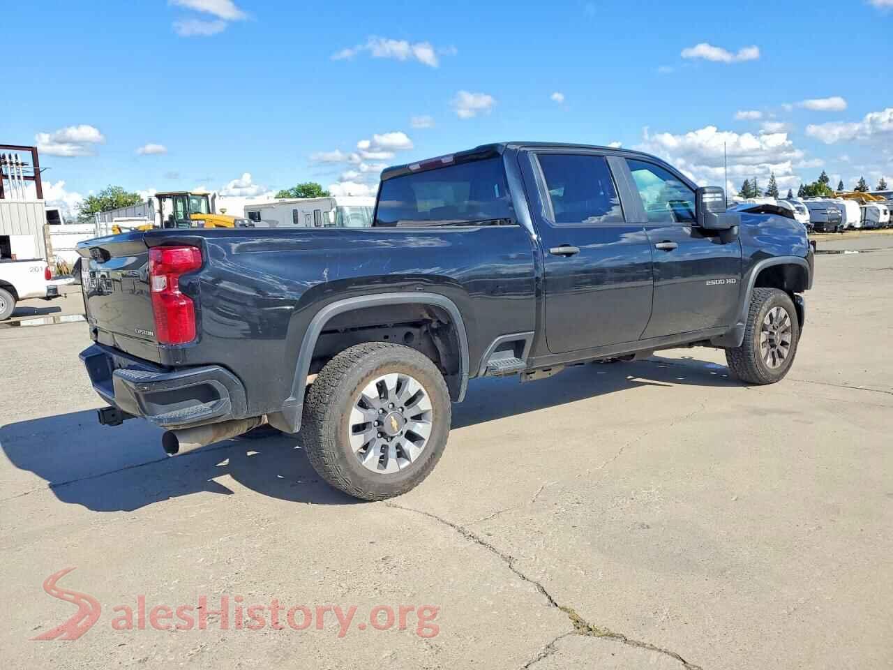 2022 CHEVROLET SILVERADO VIN 2GC4WMEY8N1246134, right side view
