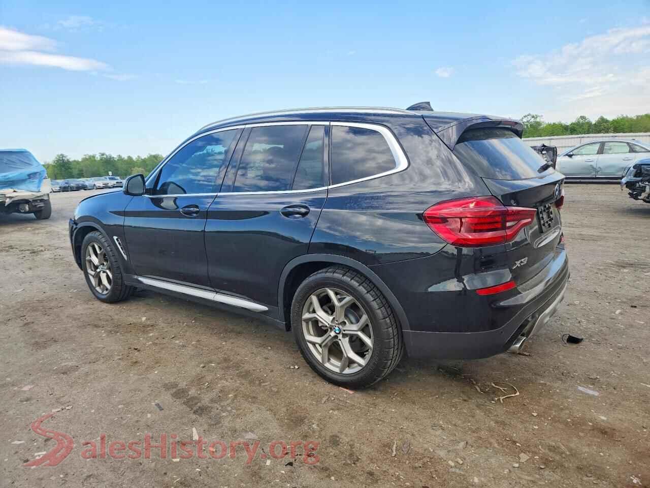 2020 BMW X3 VIN 5UXTY3C02L9C41336, front view