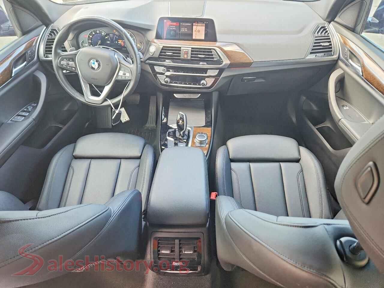 2020 BMW X3 VIN 5UXTY3C02L9C41336, interior dashboard