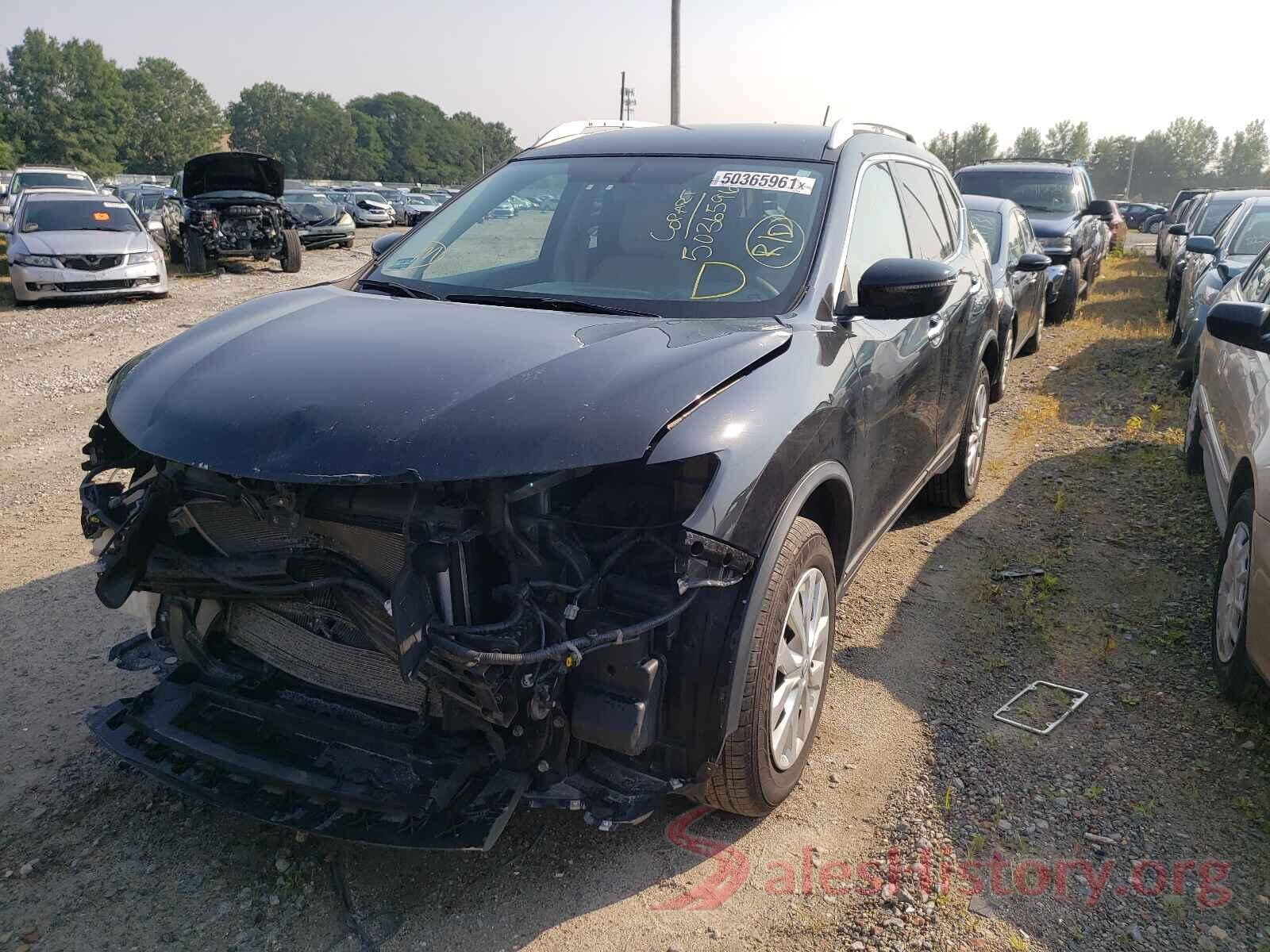 KNMAT2MV5GP596186 2016 NISSAN ROGUE