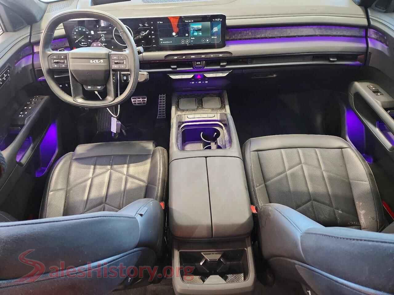 2027 KIA TELLURIDE VIN 5XYPLES18VG004968, interior dashboard