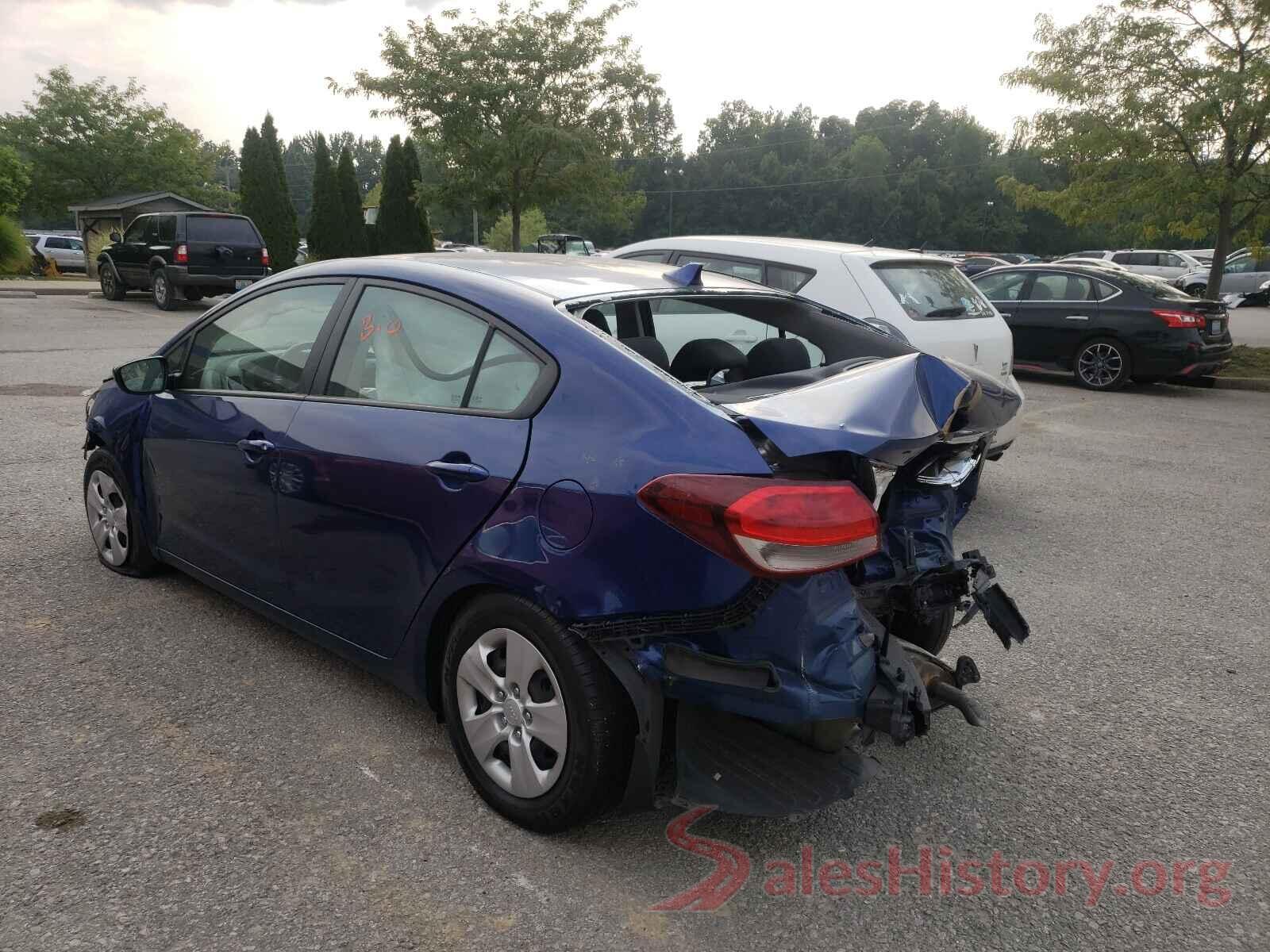 3KPFK4A73HE135788 2017 KIA FORTE