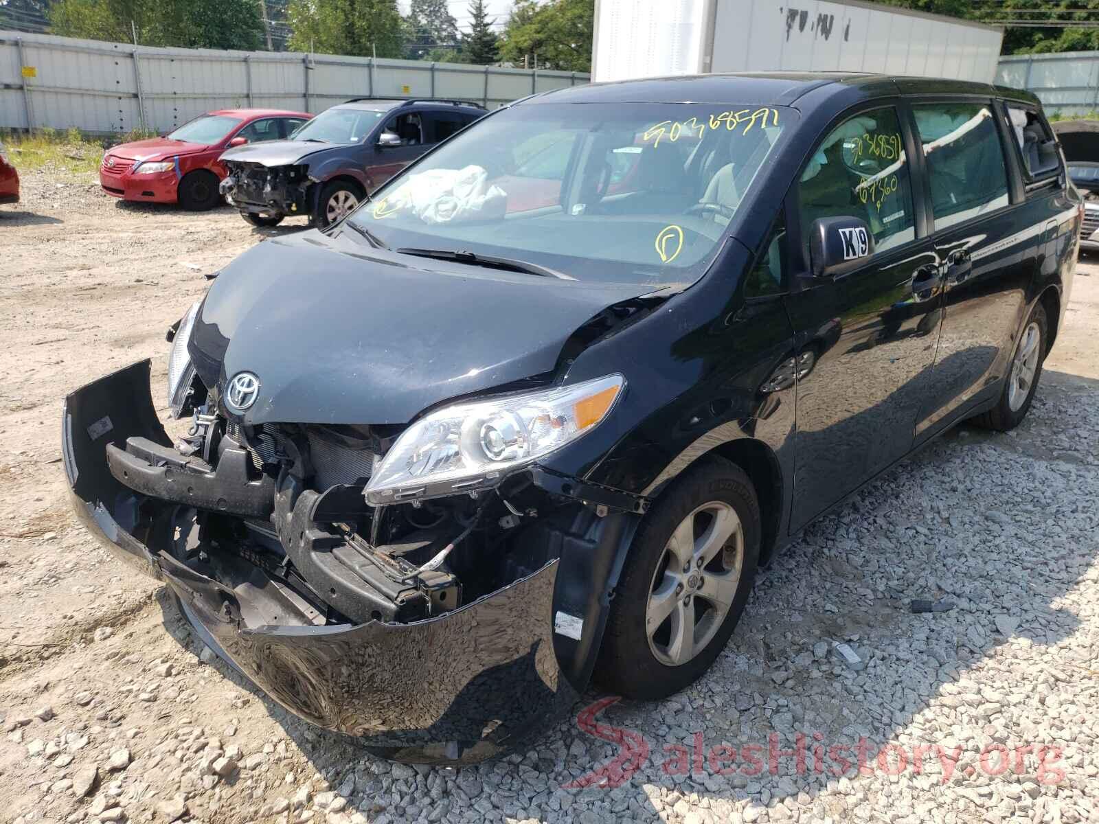 5TDZK3DC8FS688763 2015 TOYOTA SIENNA