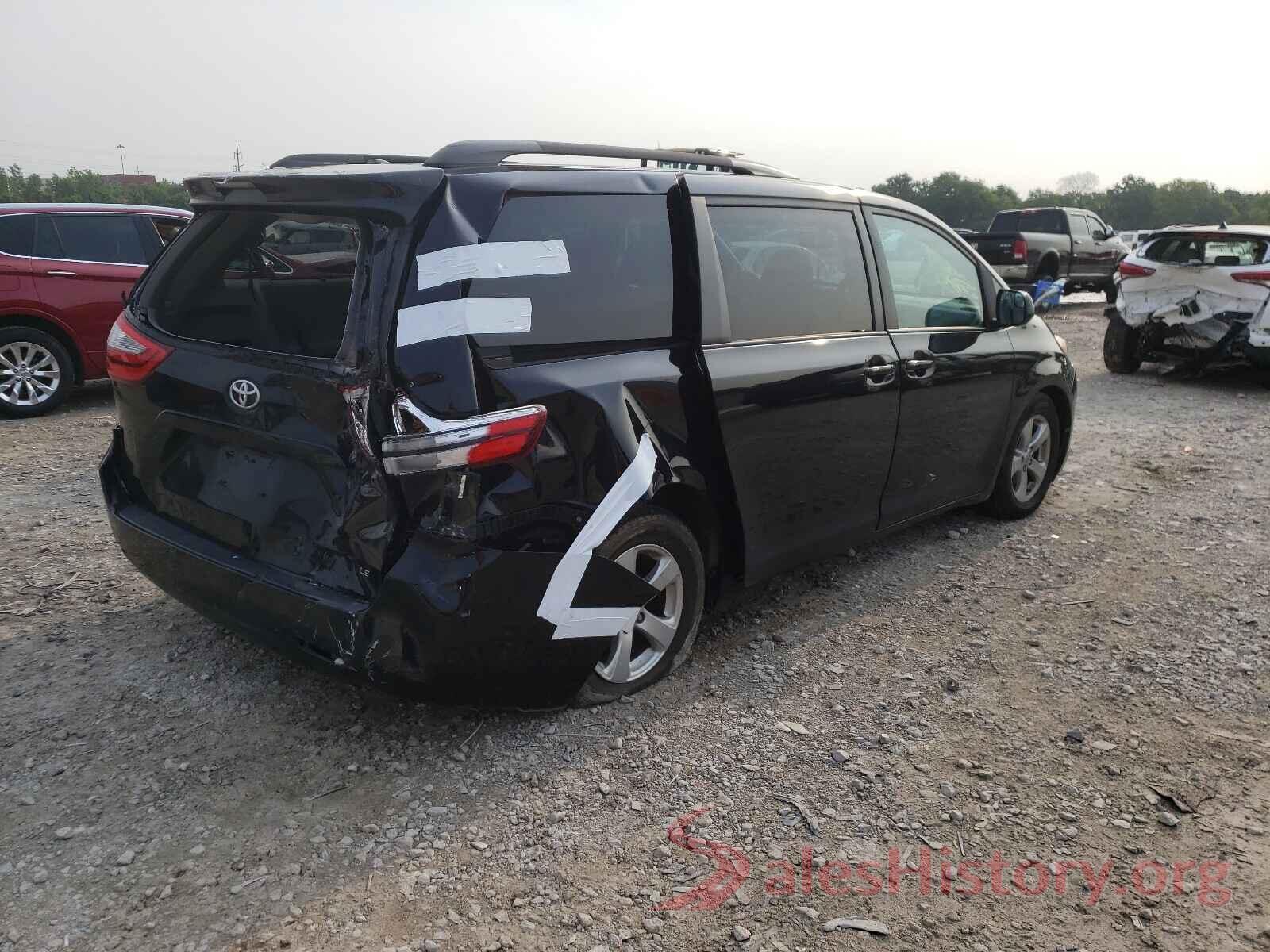 5TDKZ3DC7HS827958 2017 TOYOTA SIENNA