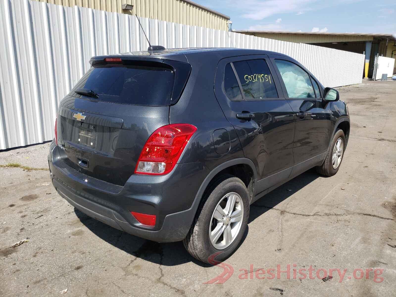 3GNCJNSB4LL273687 2020 CHEVROLET TRAX