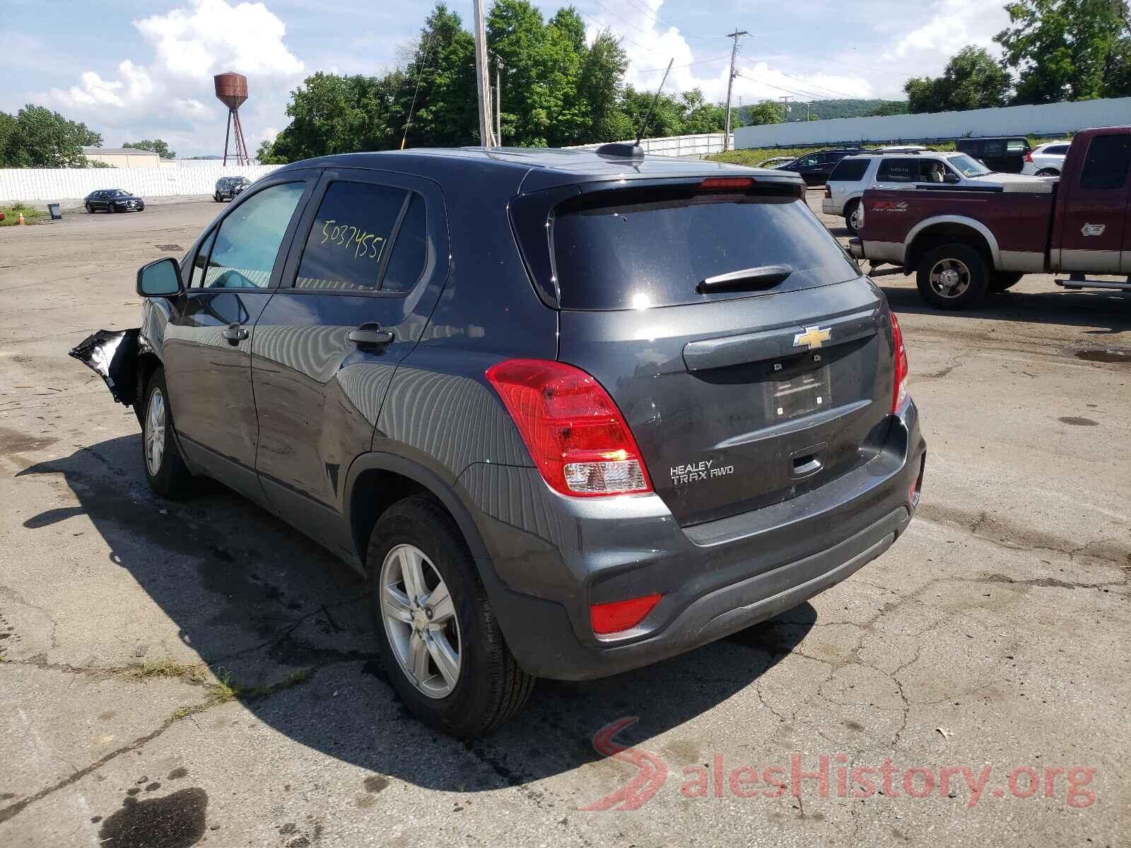 3GNCJNSB4LL273687 2020 CHEVROLET TRAX