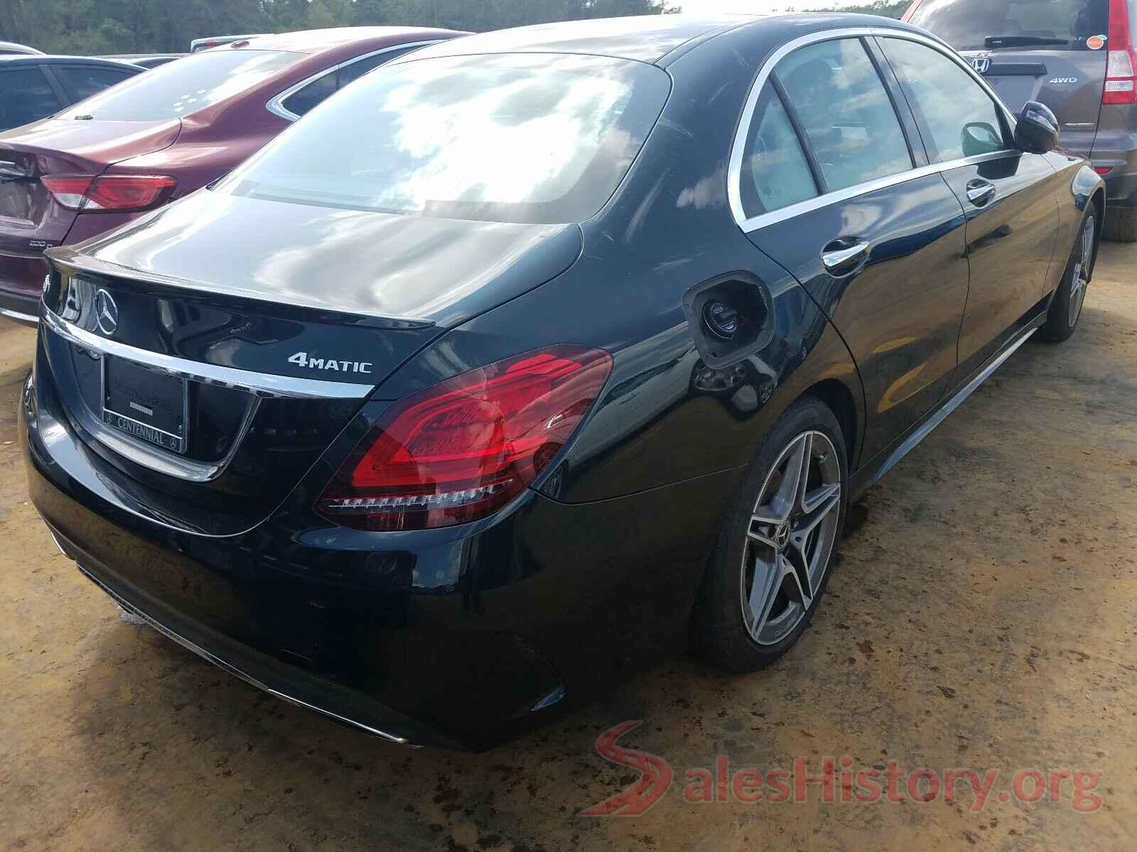 55SWF8EB7KU321165 2019 MERCEDES-BENZ C CLASS