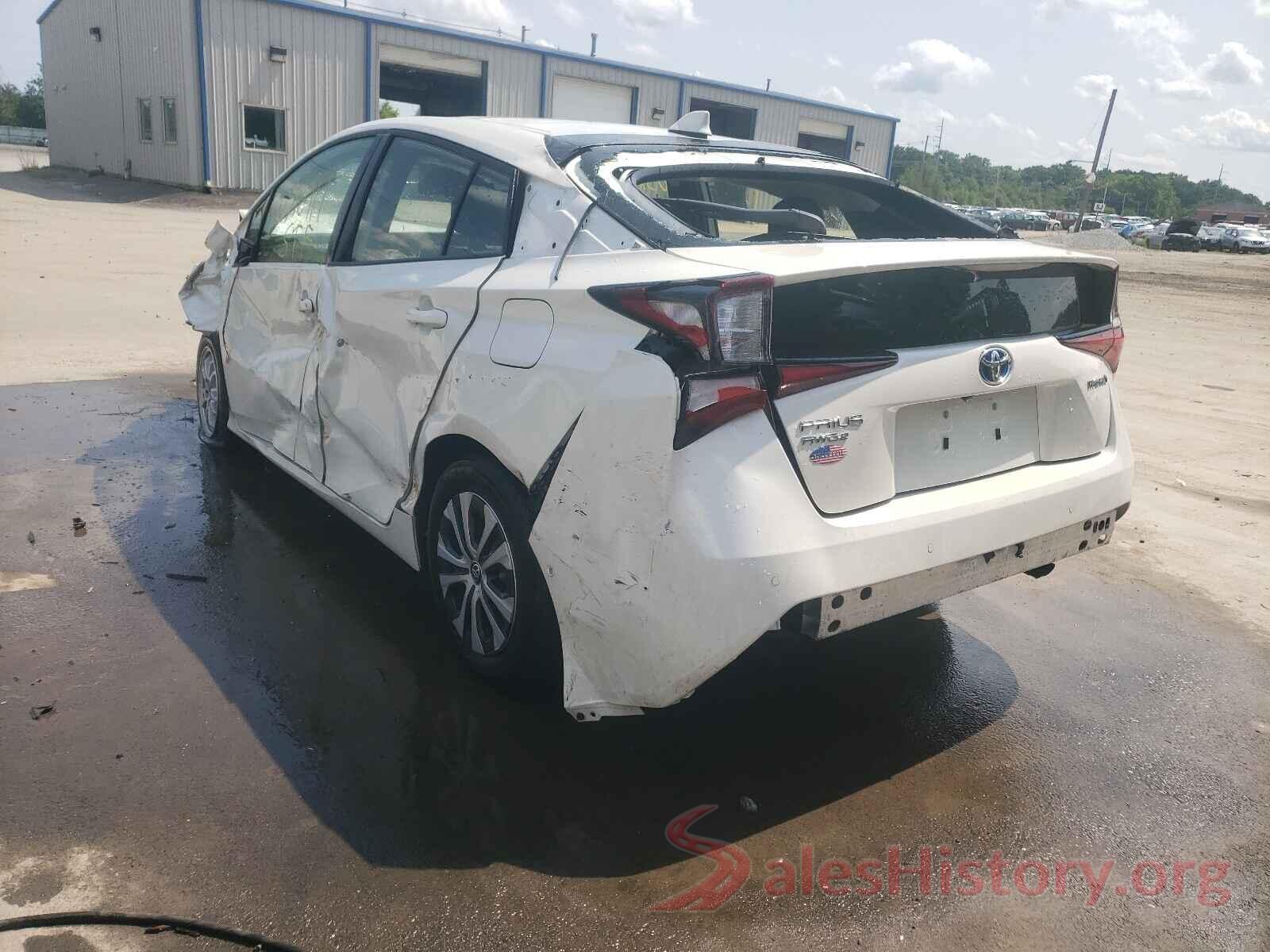 JTDL9RFU9L3015049 2020 TOYOTA PRIUS