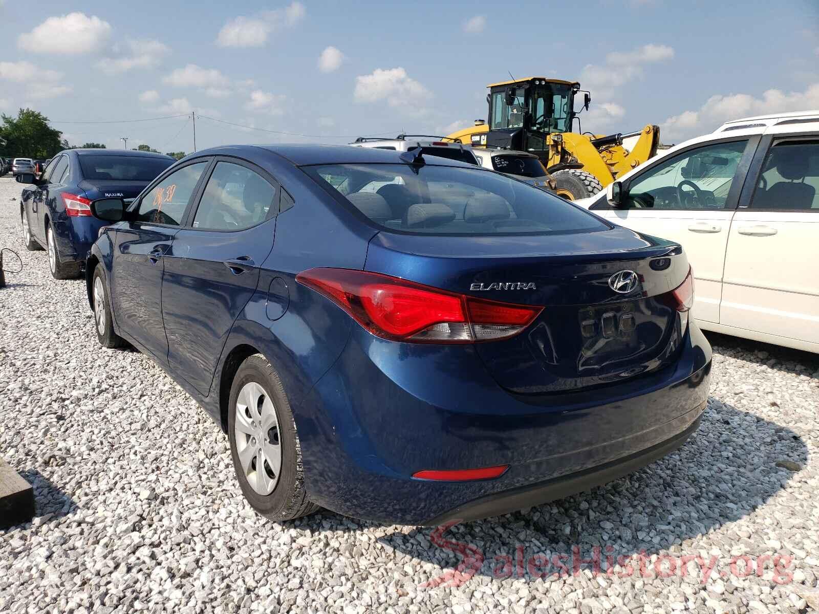 5NPDH4AE7GH715561 2016 HYUNDAI ELANTRA