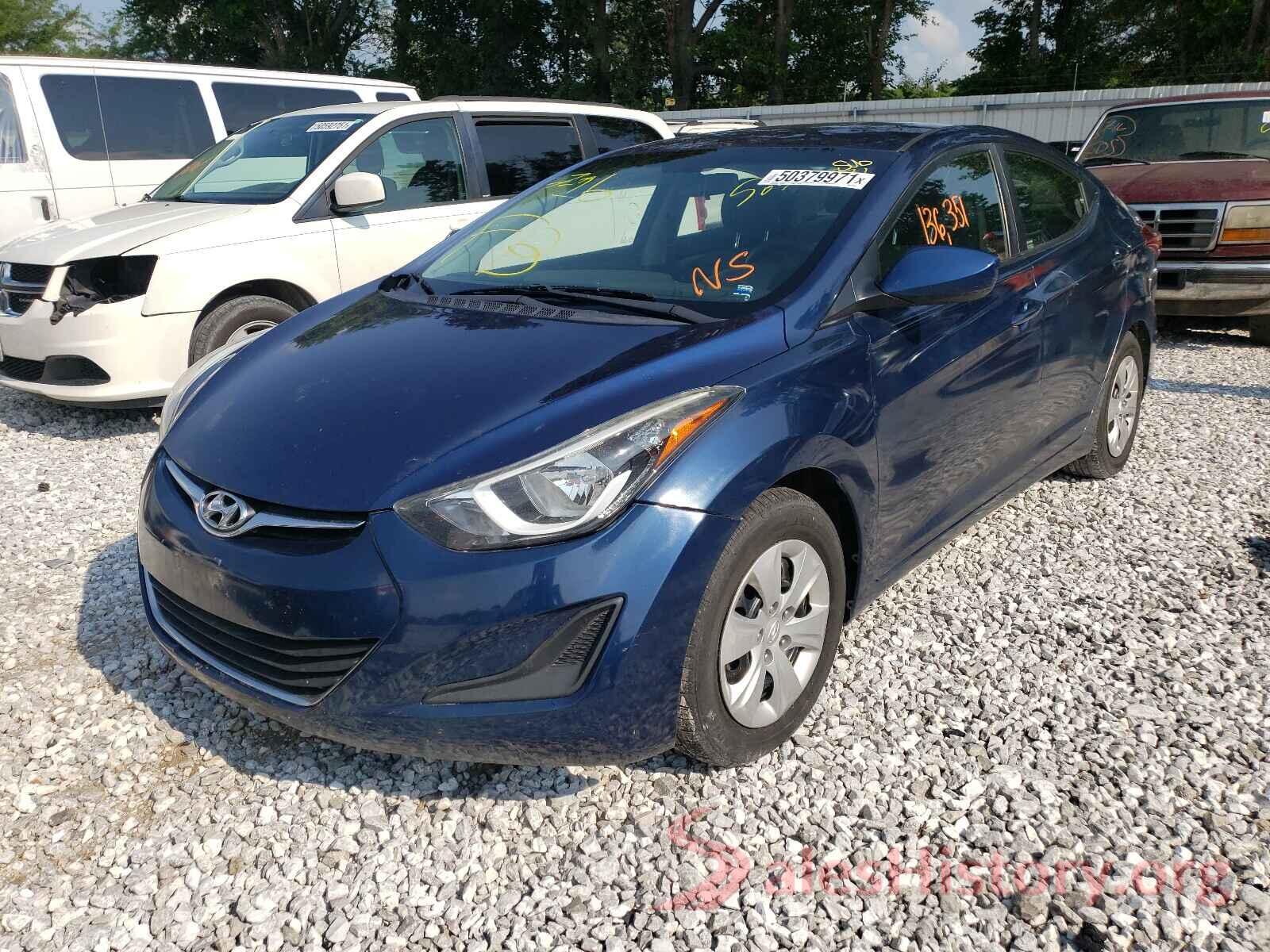 5NPDH4AE7GH715561 2016 HYUNDAI ELANTRA