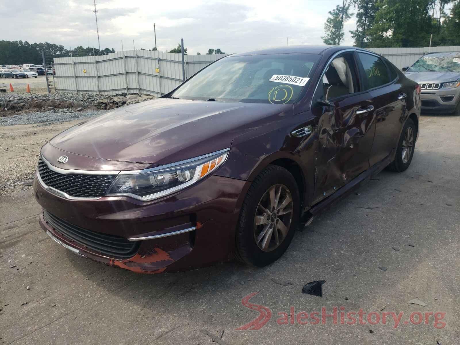 5XXGT4L37GG040197 2016 KIA OPTIMA