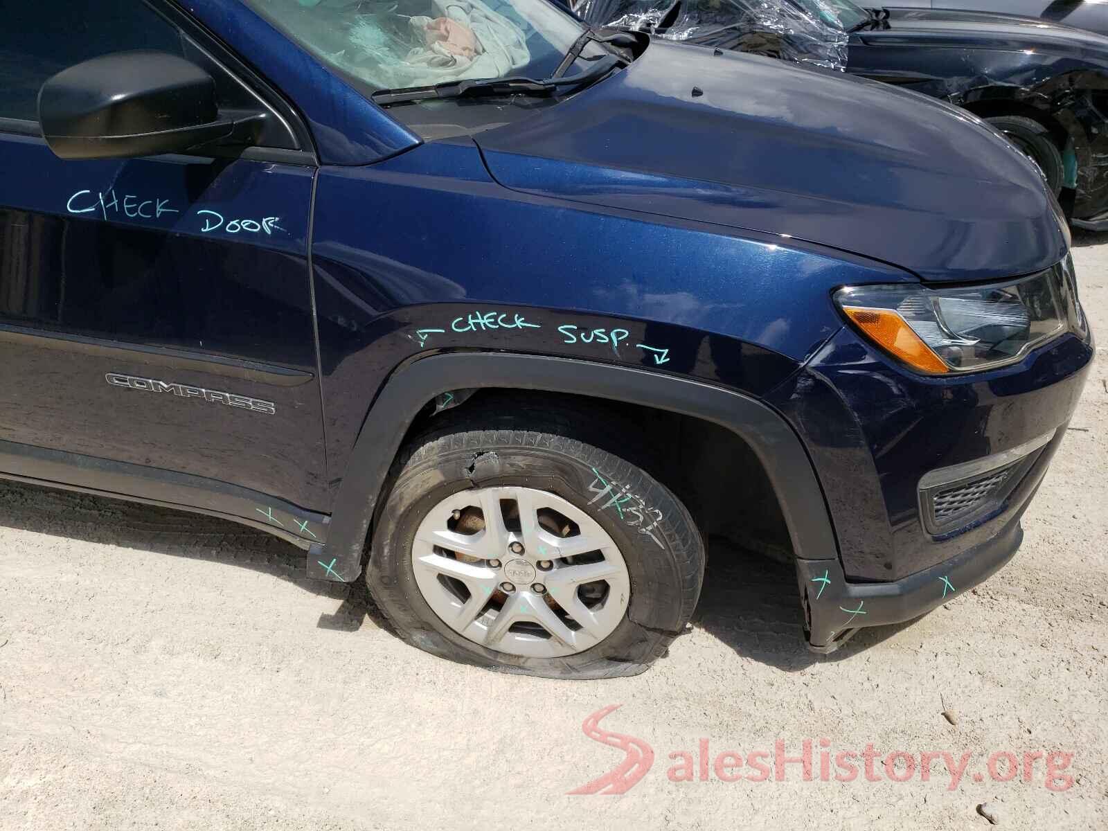 3C4NJCAB4JT271569 2018 JEEP COMPASS