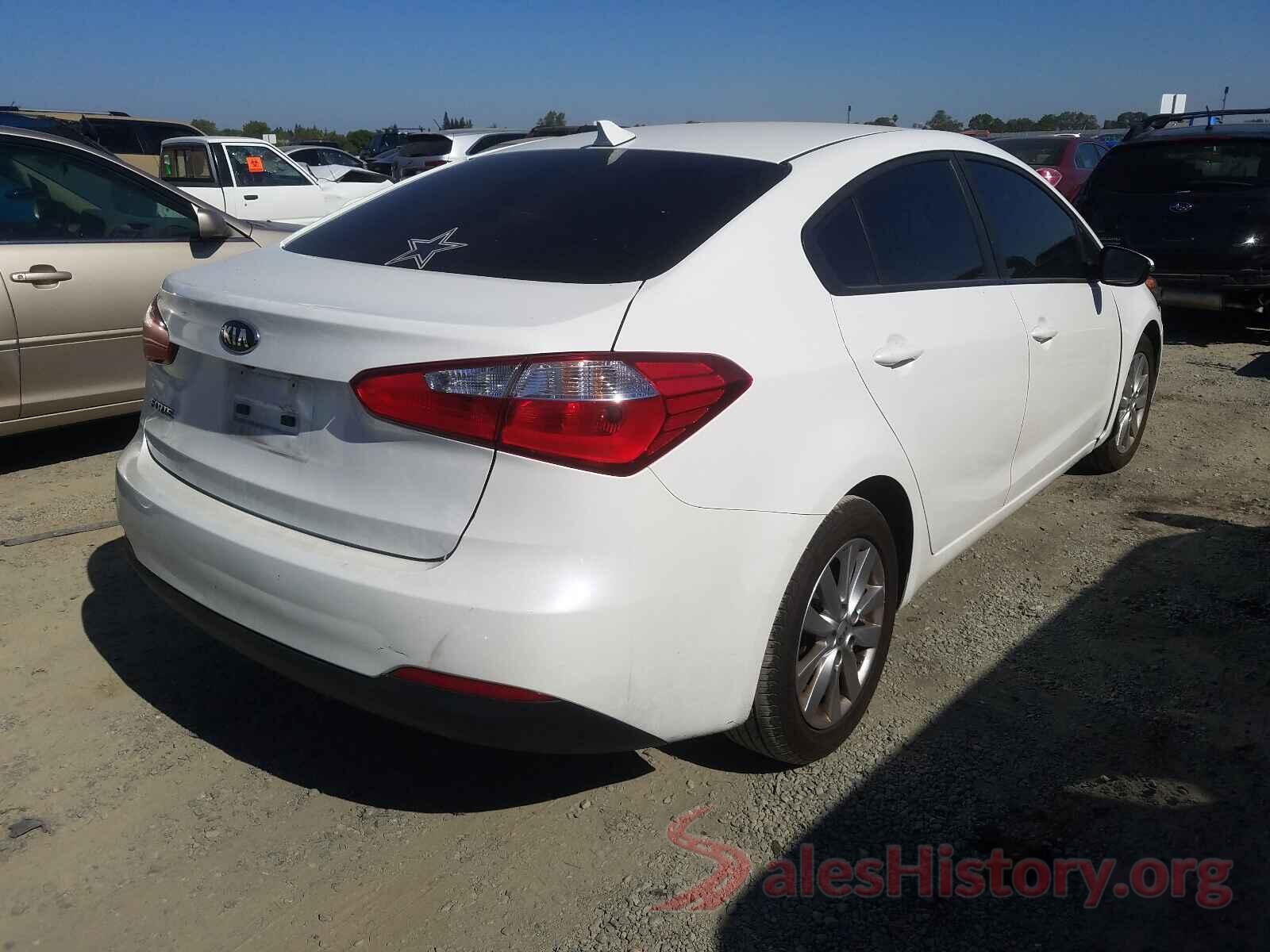 KNAFX4A61G5595788 2016 KIA FORTE