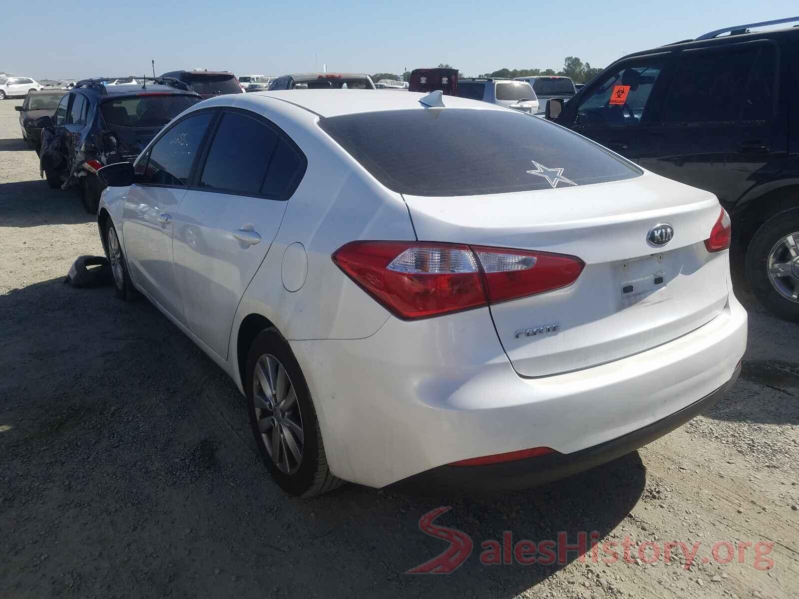 KNAFX4A61G5595788 2016 KIA FORTE