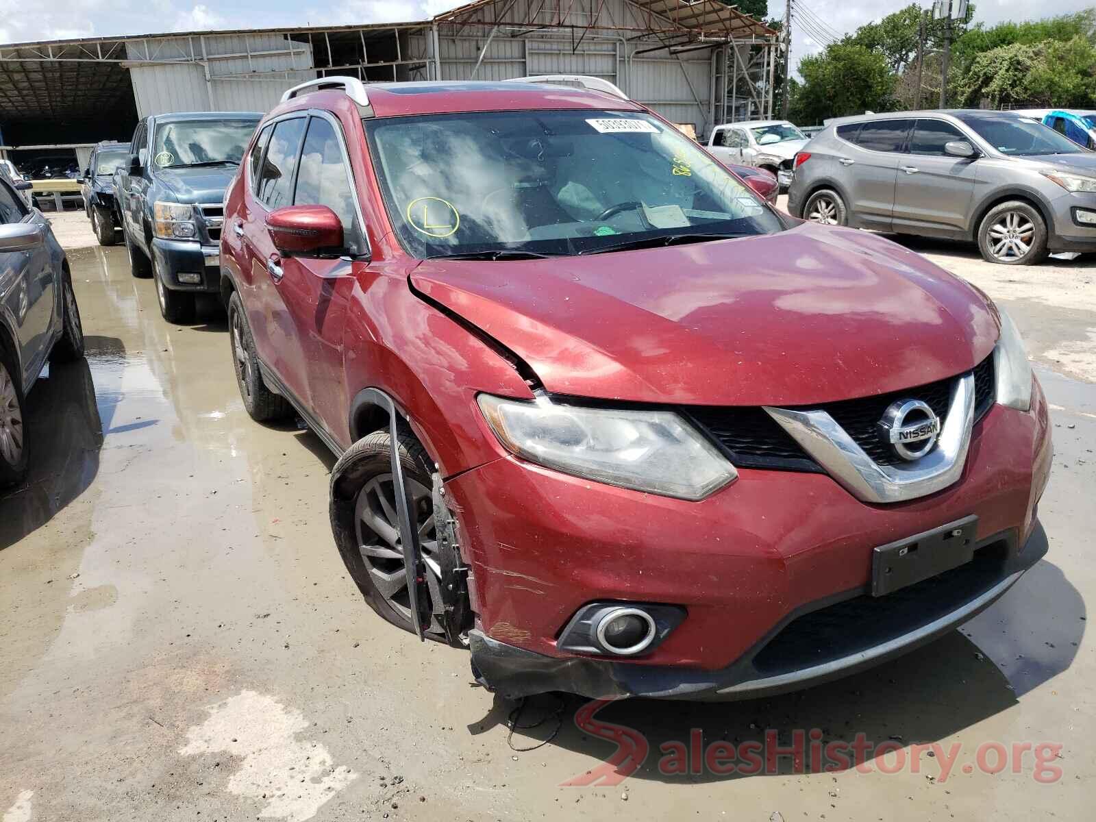 5N1AT2MT5GC865644 2016 NISSAN ROGUE