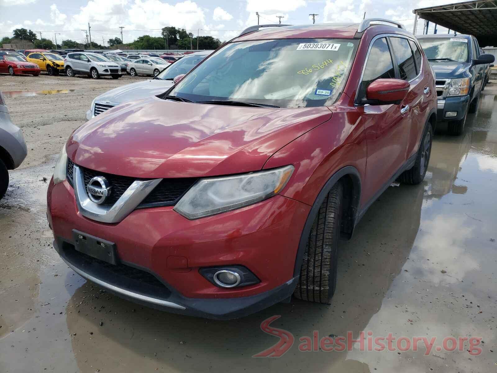 5N1AT2MT5GC865644 2016 NISSAN ROGUE