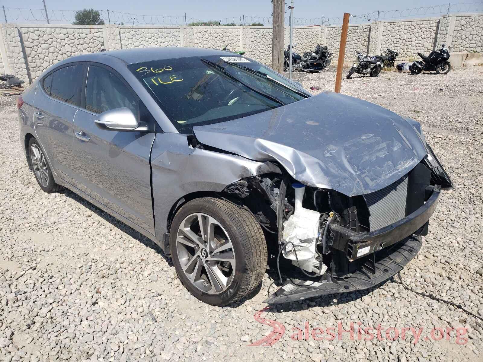 5NPD84LFXHH124521 2017 HYUNDAI ELANTRA