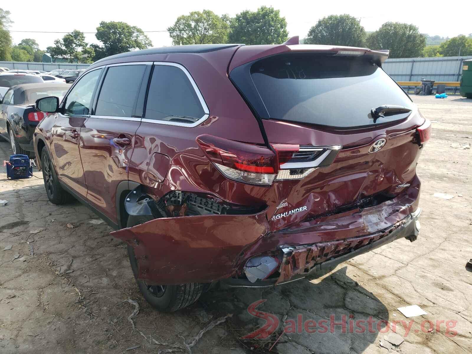 5TDJZRFH0KS610699 2019 TOYOTA HIGHLANDER