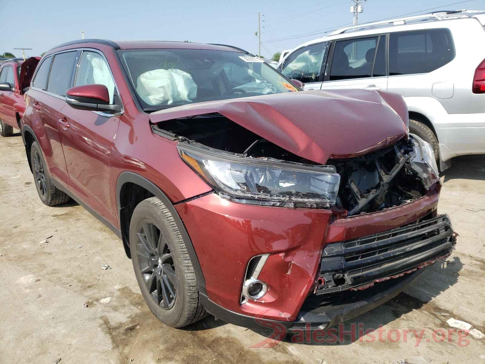 5TDJZRFH0KS610699 2019 TOYOTA HIGHLANDER