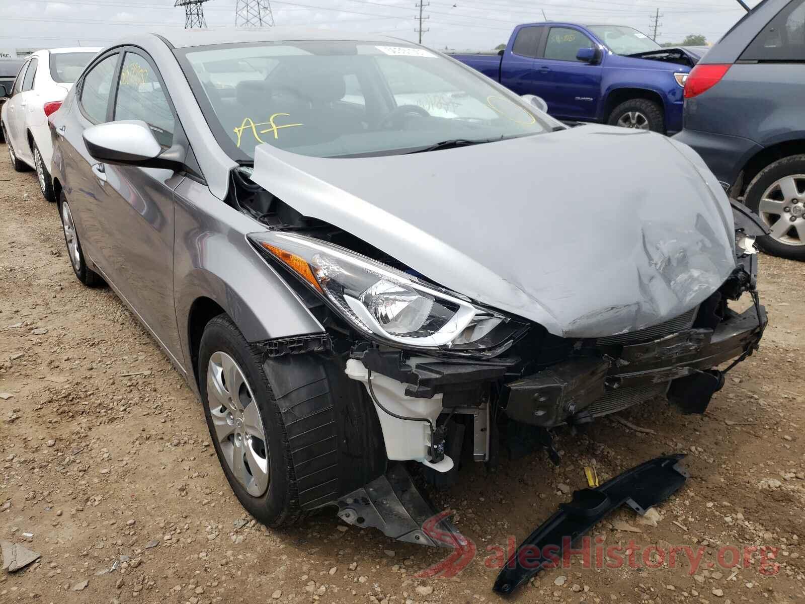 KMHDH4AE8GU504662 2016 HYUNDAI ELANTRA