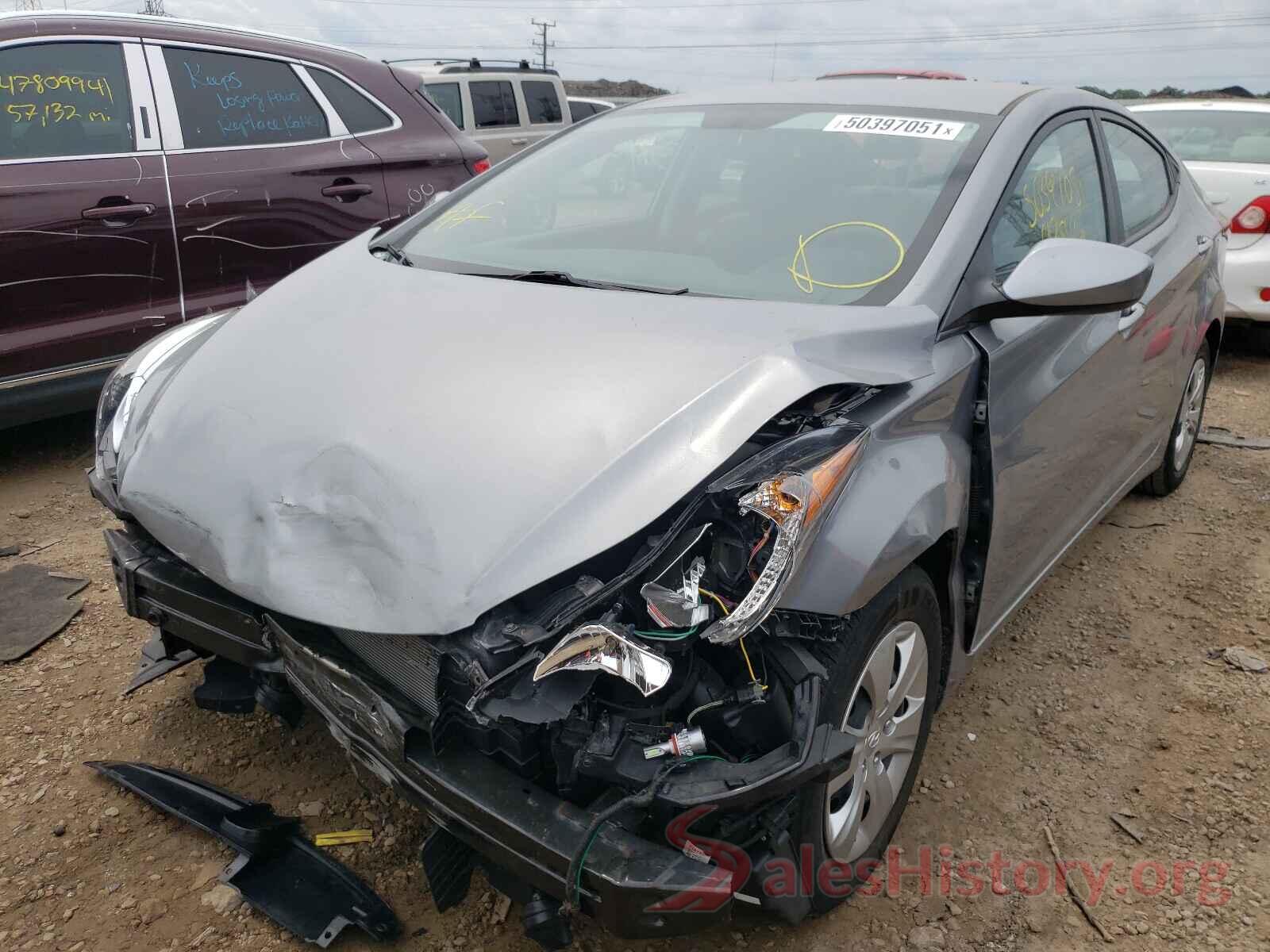 KMHDH4AE8GU504662 2016 HYUNDAI ELANTRA