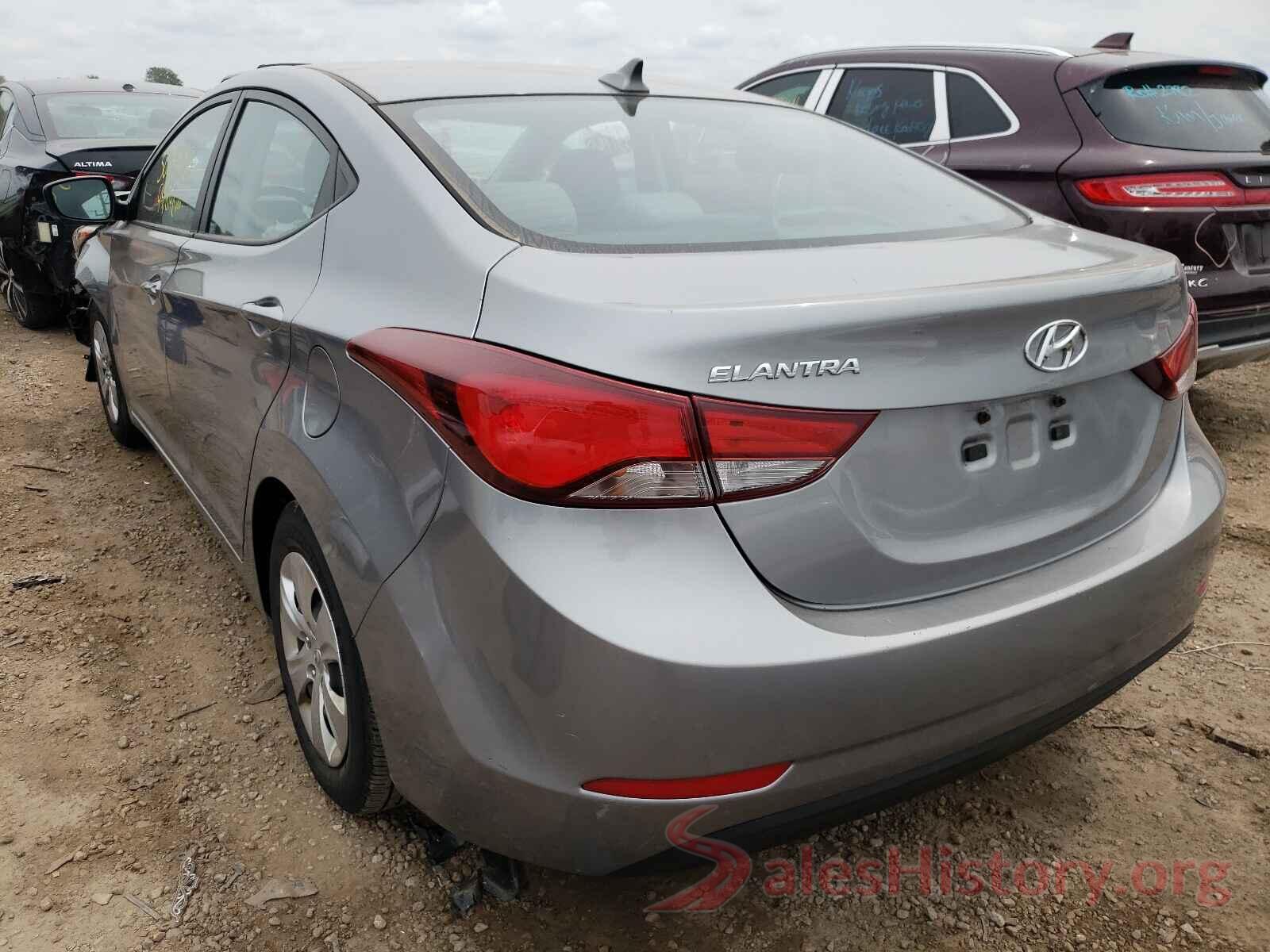 KMHDH4AE8GU504662 2016 HYUNDAI ELANTRA