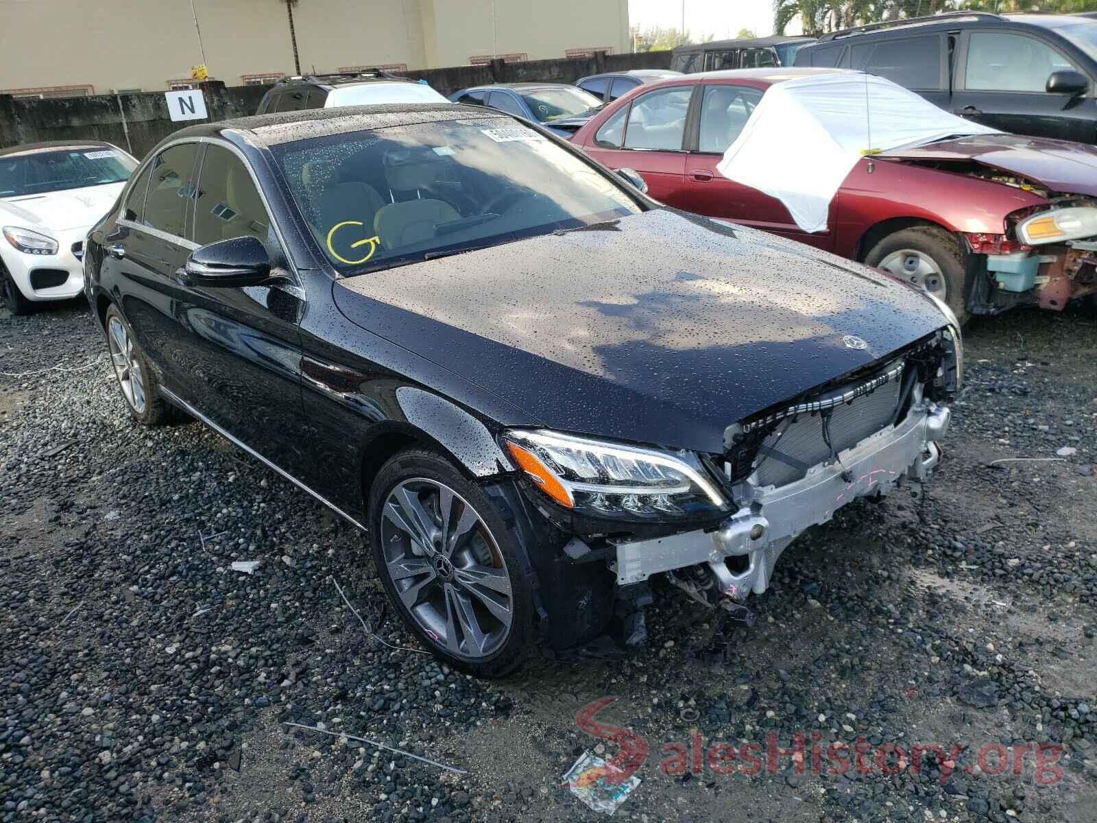 55SWF8DB1KU318442 2019 MERCEDES-BENZ C CLASS