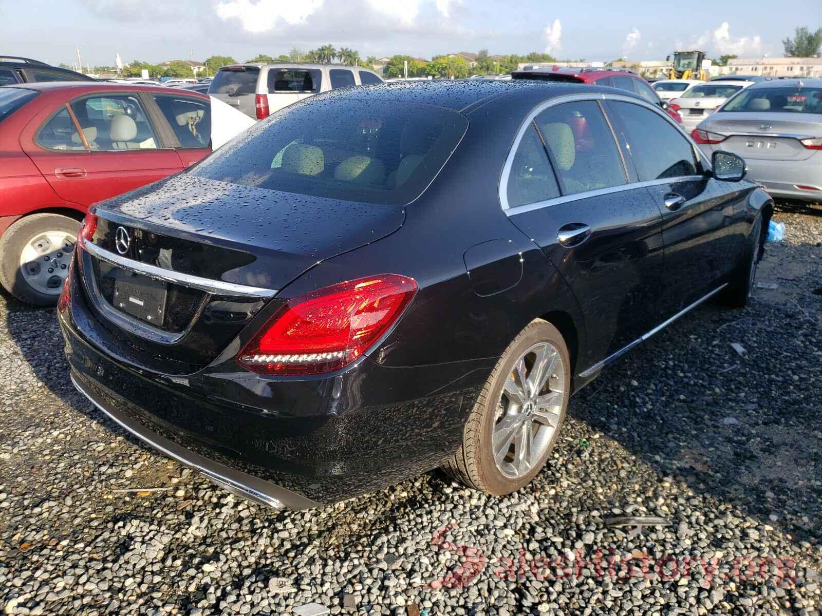 55SWF8DB1KU318442 2019 MERCEDES-BENZ C CLASS