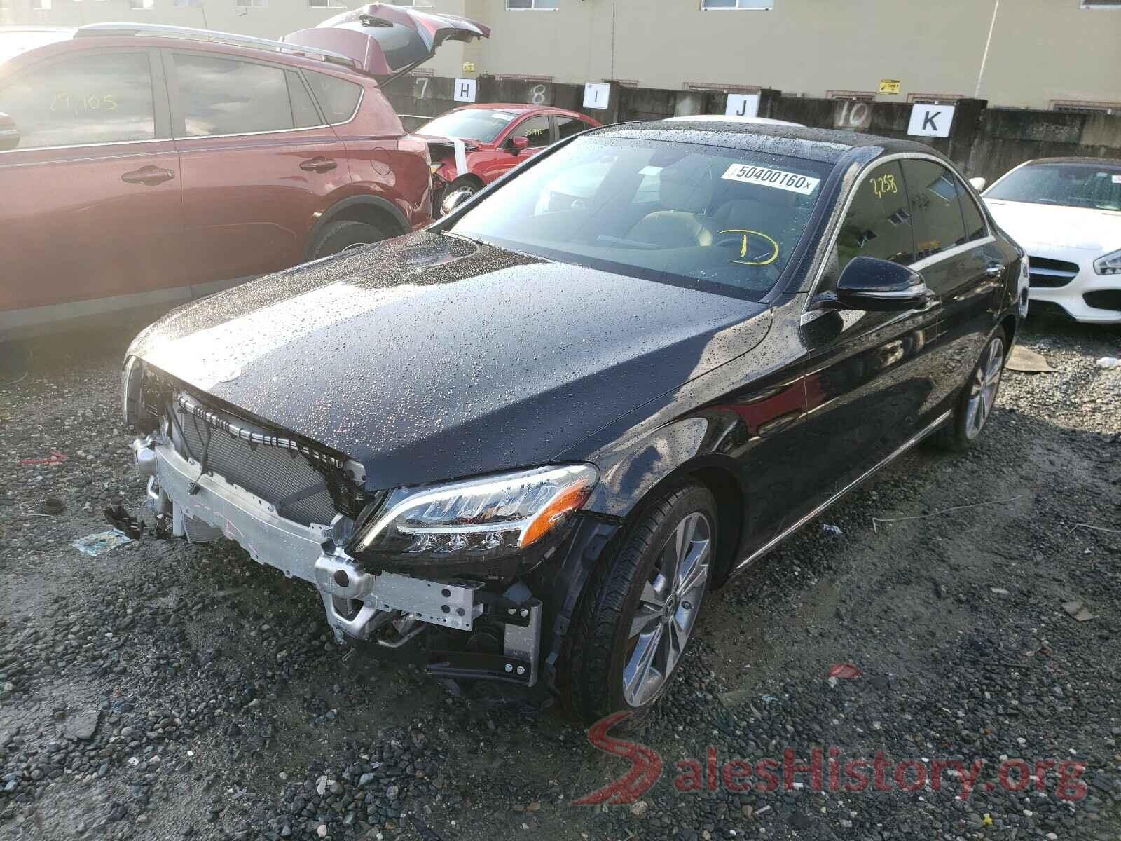 55SWF8DB1KU318442 2019 MERCEDES-BENZ C CLASS