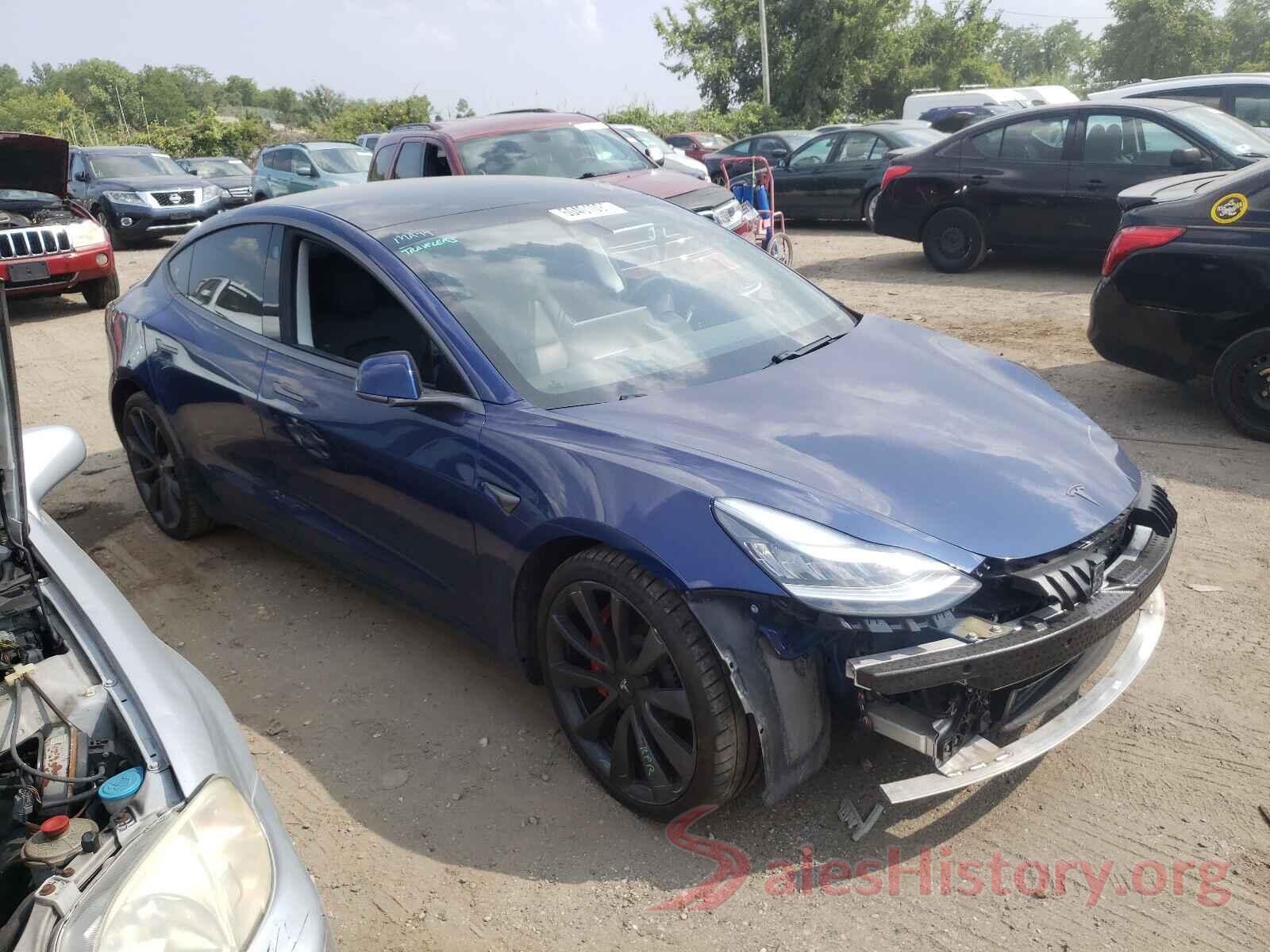 5YJ3E1EC1LF603097 2020 TESLA MODEL 3